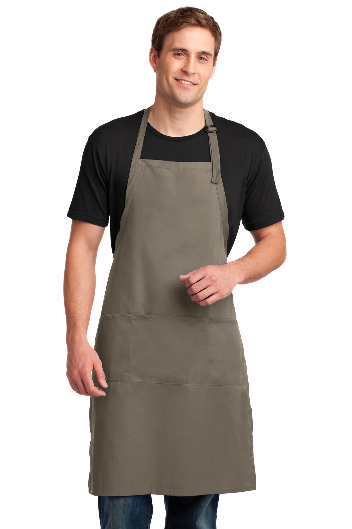 Port Authority?? Easy Care Extra Long Bib Apron with Stain Release. A700