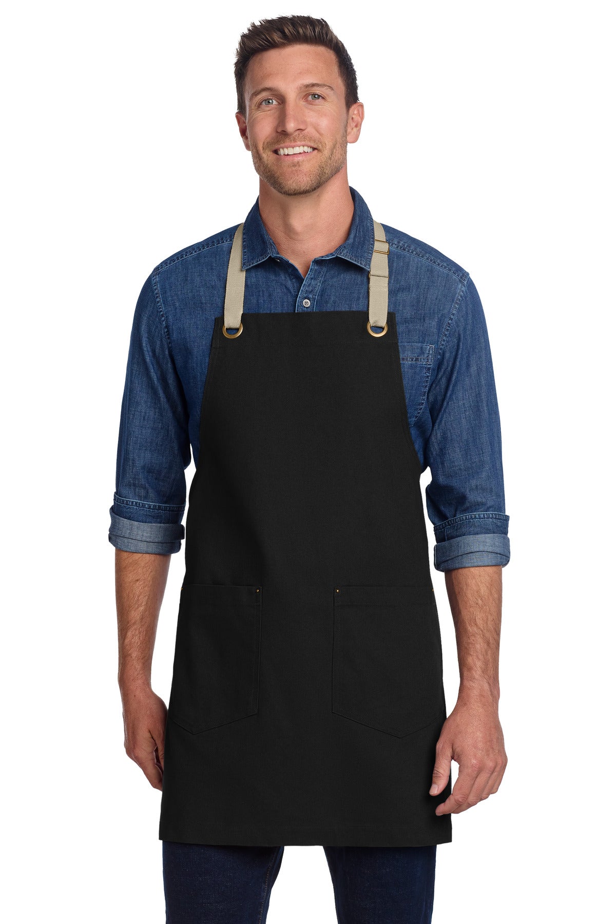 Port Authority?? Canvas Full-Length Two-Pocket Apron A815
