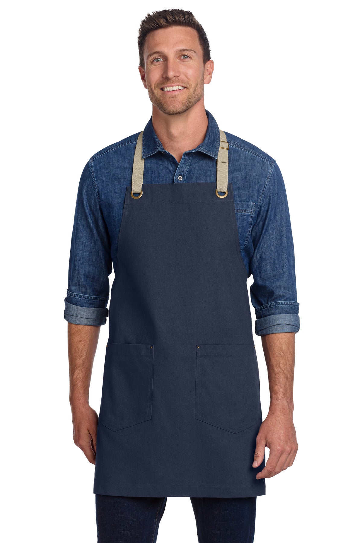 Port Authority?? Canvas Full-Length Two-Pocket Apron A815
