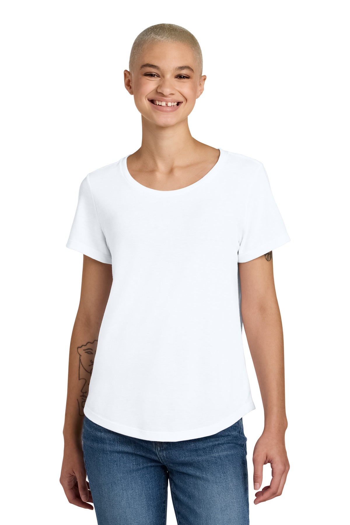Allmade?? Women's Relaxed Tri-Blend Scoop Neck Tee AL2015