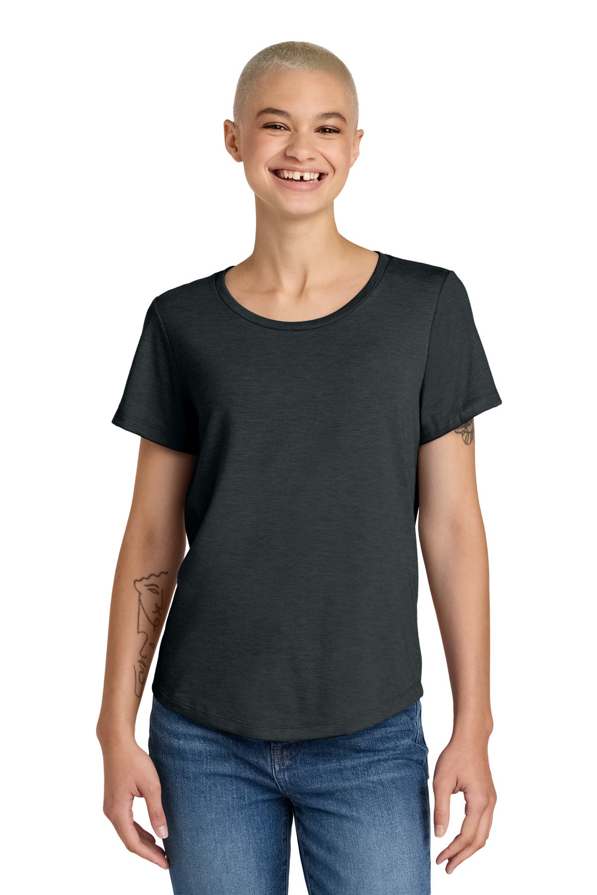 Allmade?? Women's Relaxed Tri-Blend Scoop Neck Tee AL2015