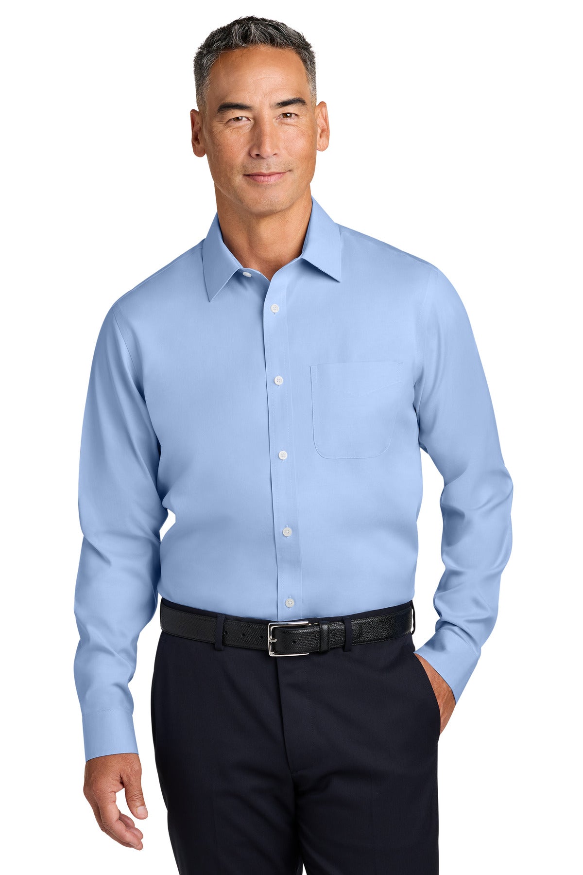 Brooks Brothers?? Wrinkle-Free Stretch Pinpoint Spread Collar Shirt BB18012