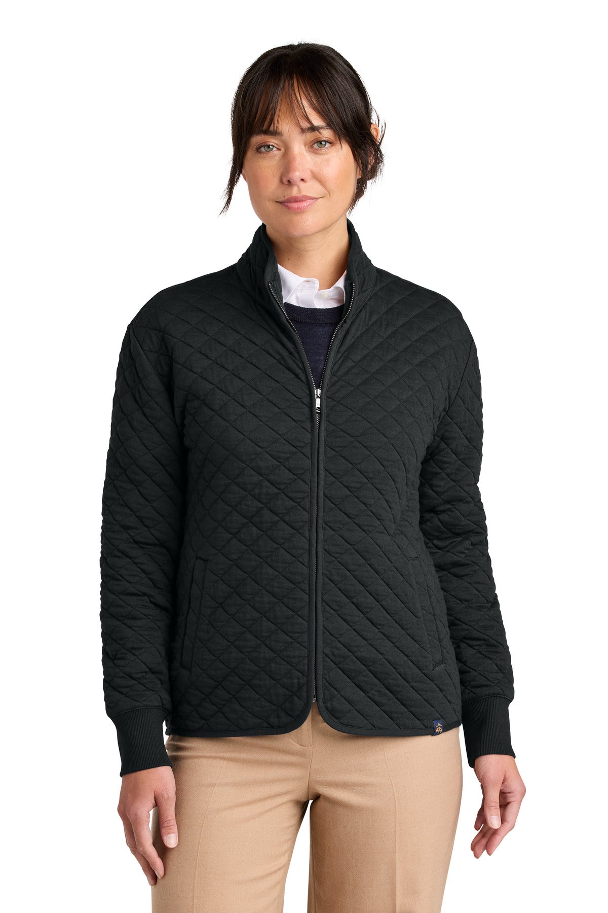 Brooks Brothers?? Women's Diamond Quilt Full-Zip BB18213
