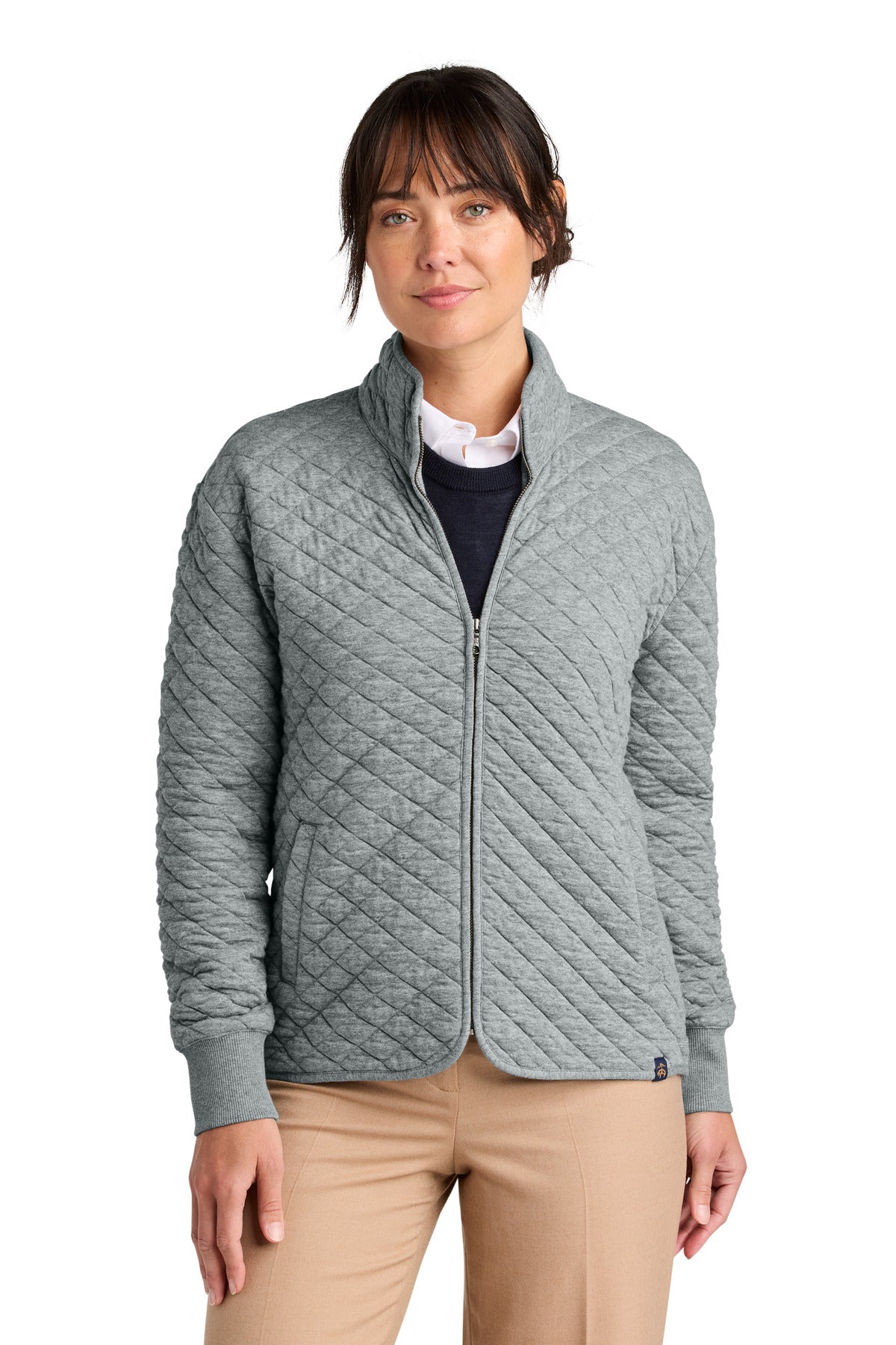 Brooks Brothers?? Women's Diamond Quilt Full-Zip BB18213