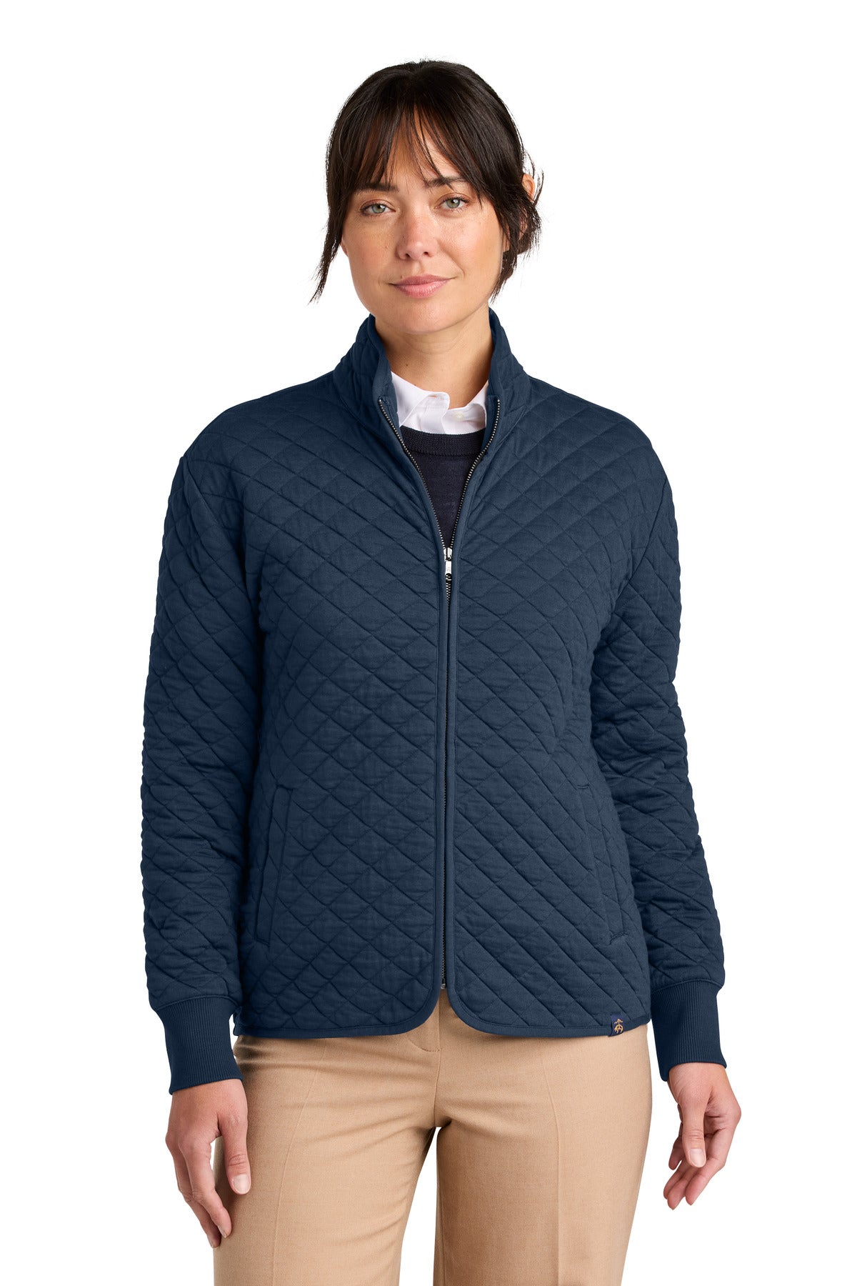 Brooks Brothers?? Women's Diamond Quilt Full-Zip BB18213