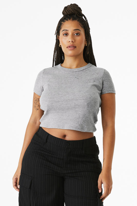 BELLA+CANVAS?? Women's Micro Rib Baby Tee BC1010