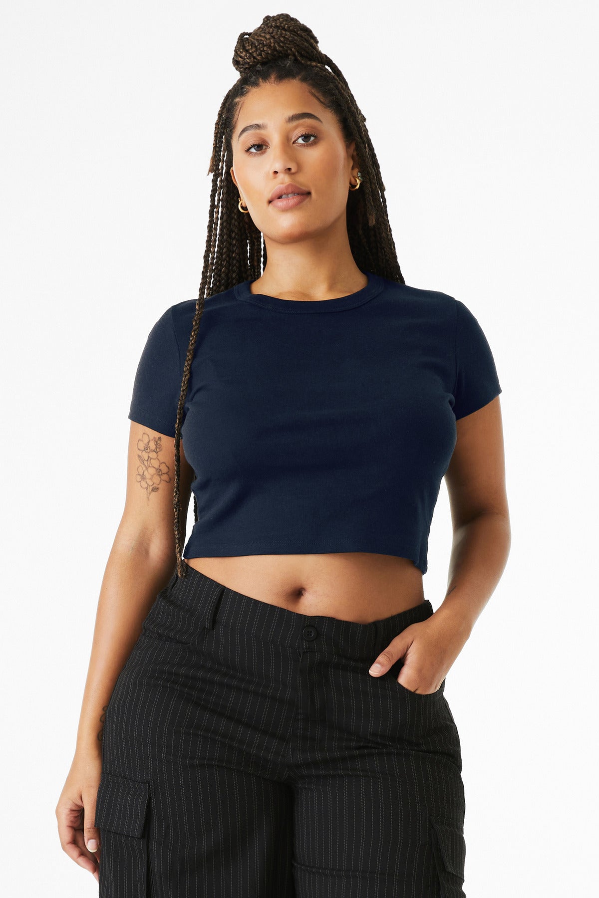 BELLA+CANVAS?? Women's Micro Rib Baby Tee BC1010