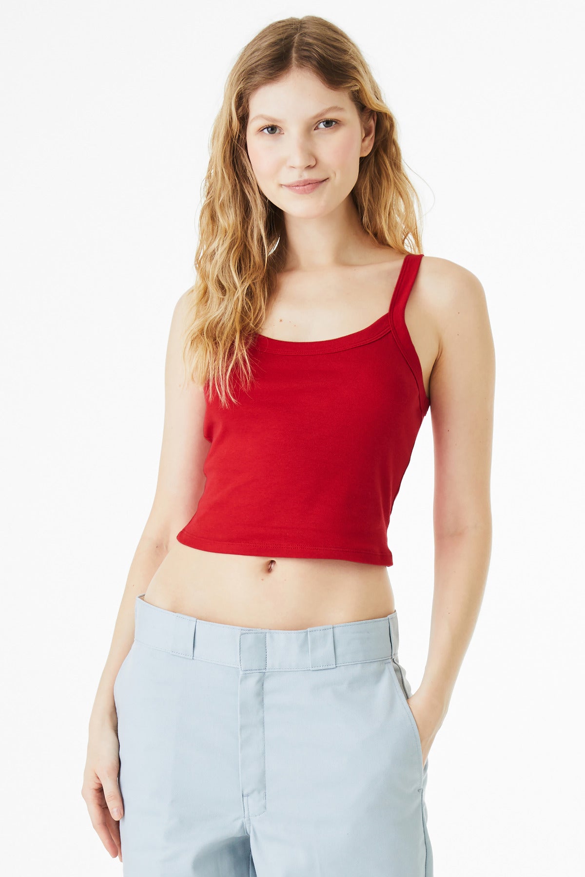 BELLA+CANVAS?? Women's Micro Rib Spaghetti Strap Tank BC1012