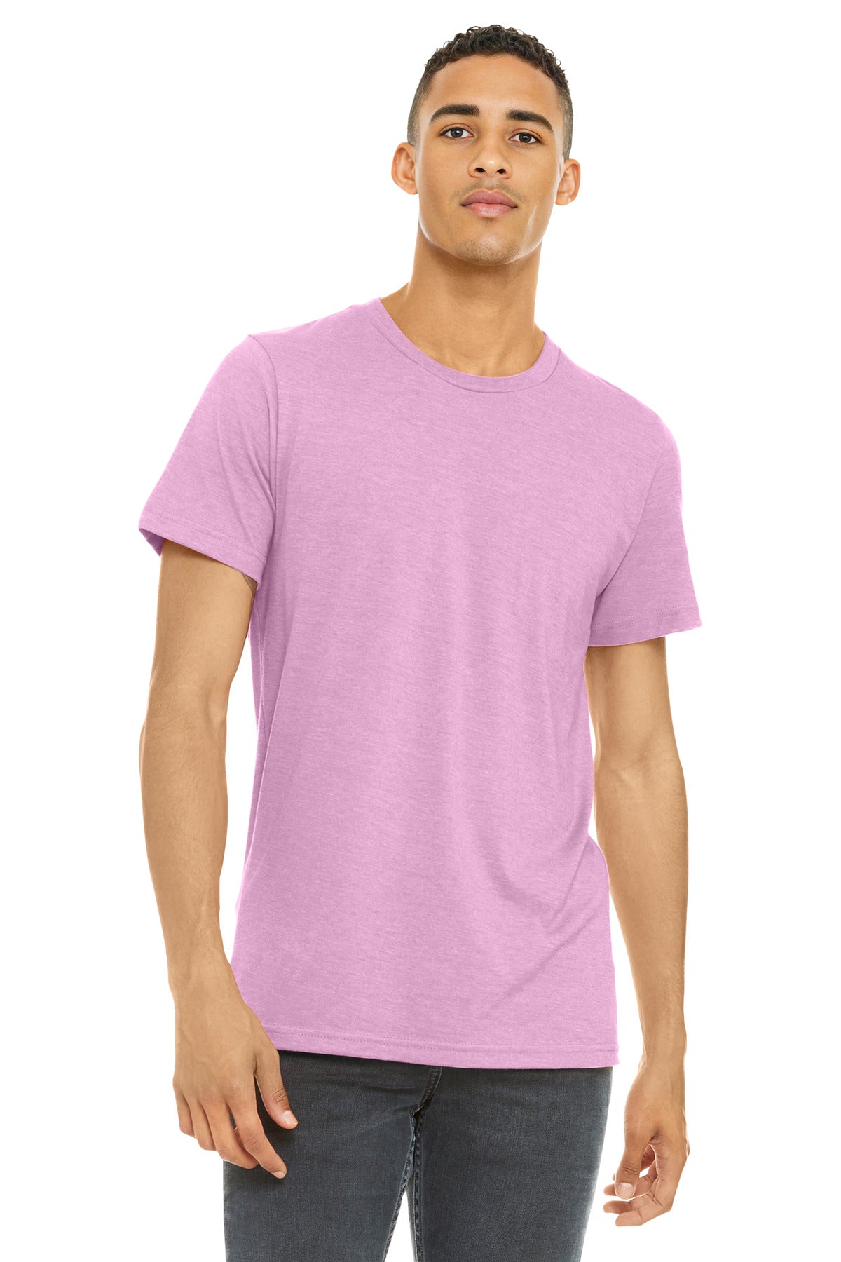 BELLA+CANVAS ?? Unisex Heather CVC Short Sleeve Tee. BC3001CVC