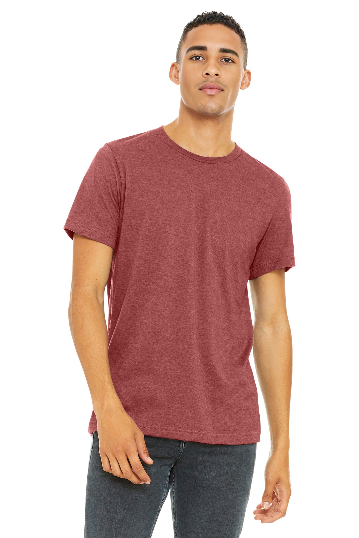 BELLA+CANVAS ?? Unisex Heather CVC Short Sleeve Tee. BC3001CVC
