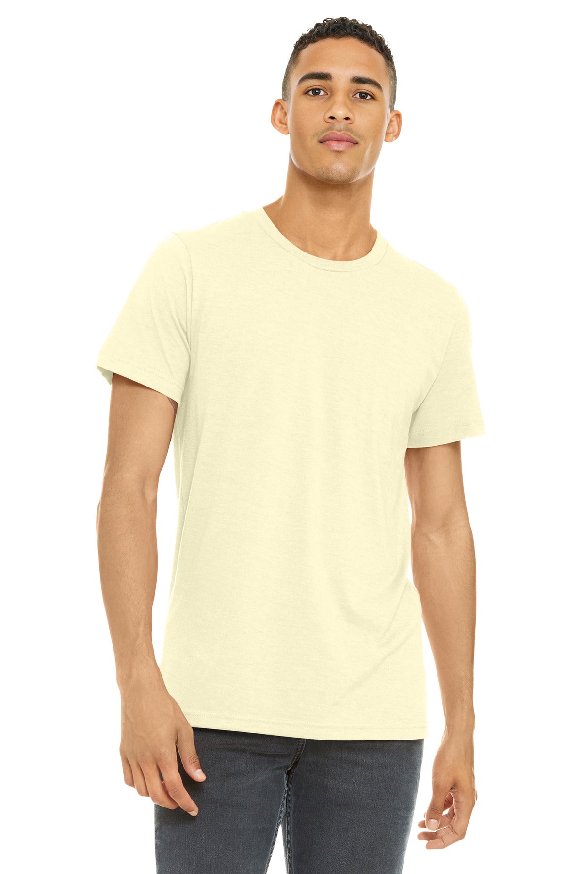 BELLA+CANVAS ?? Unisex Heather CVC Short Sleeve Tee. BC3001CVC