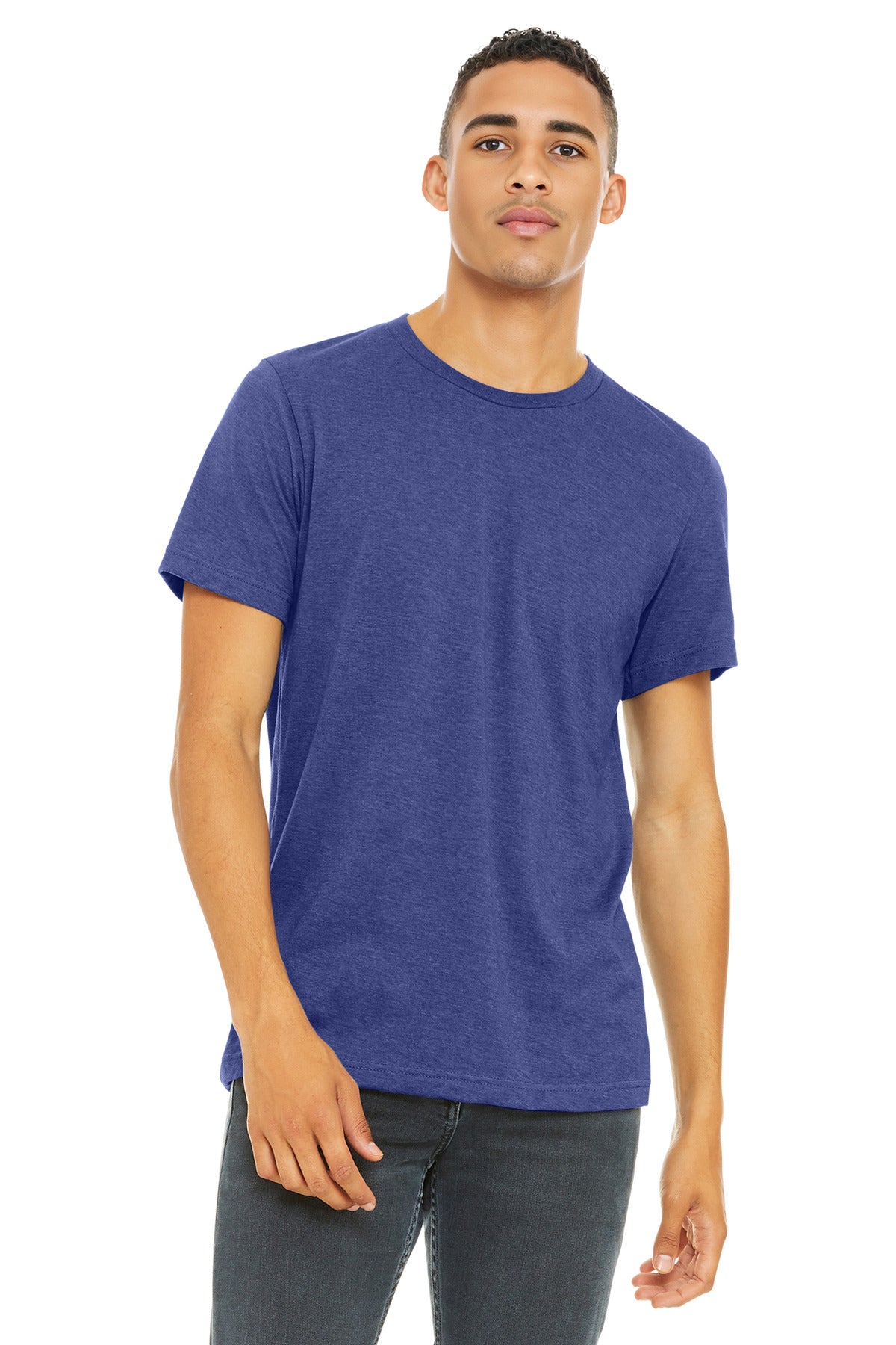 BELLA+CANVAS ?? Unisex Heather CVC Short Sleeve Tee. BC3001CVC