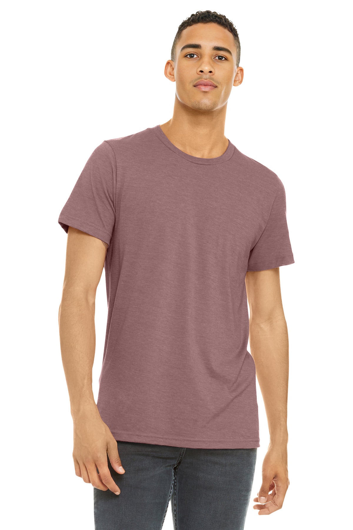 BELLA+CANVAS ?? Unisex Heather CVC Short Sleeve Tee. BC3001CVC