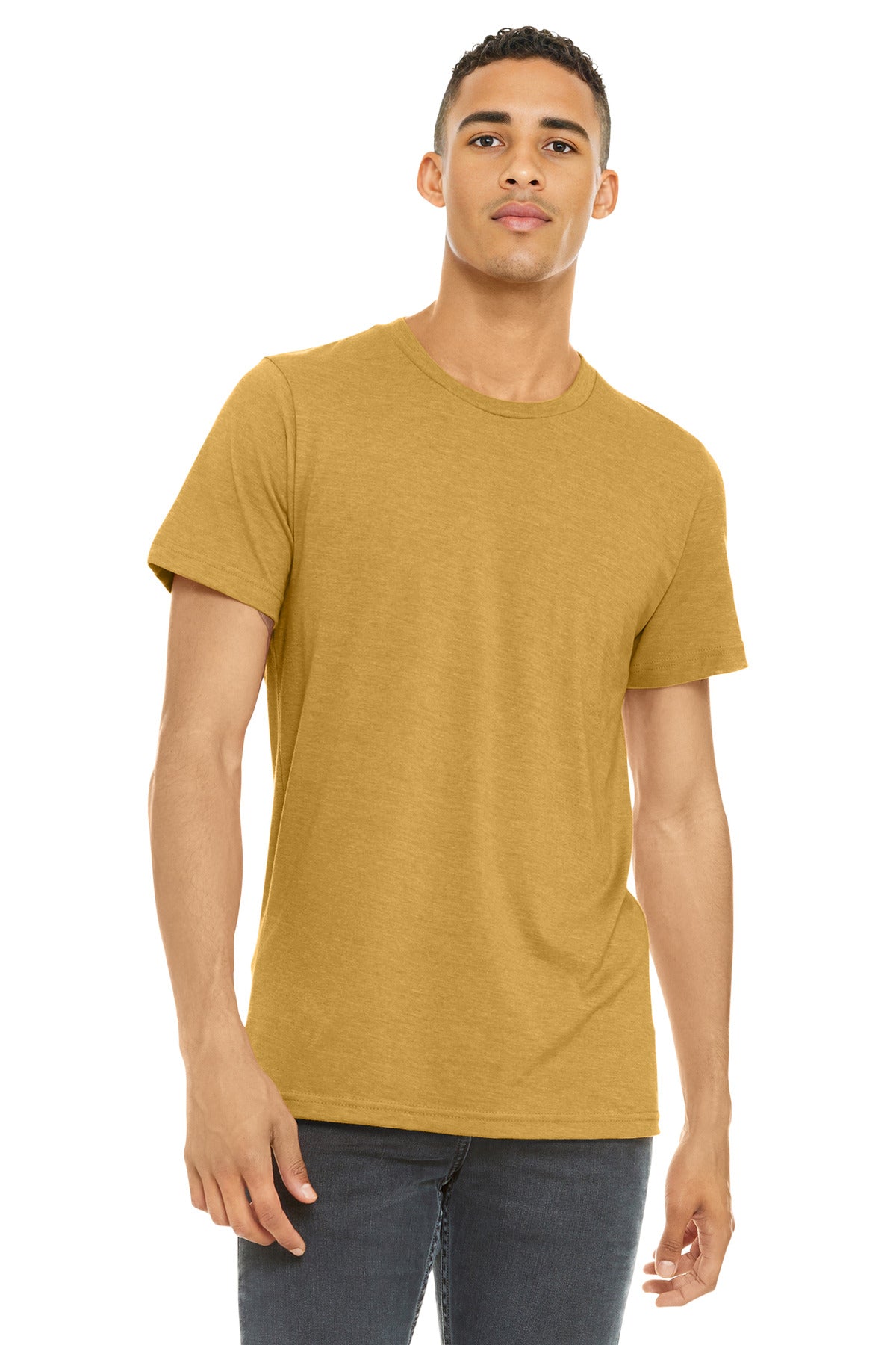 BELLA+CANVAS ?? Unisex Heather CVC Short Sleeve Tee. BC3001CVC