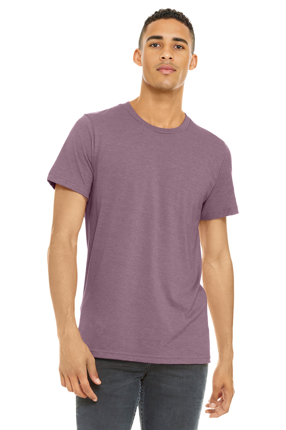 BELLA+CANVAS ?? Unisex Heather CVC Short Sleeve Tee. BC3001CVC