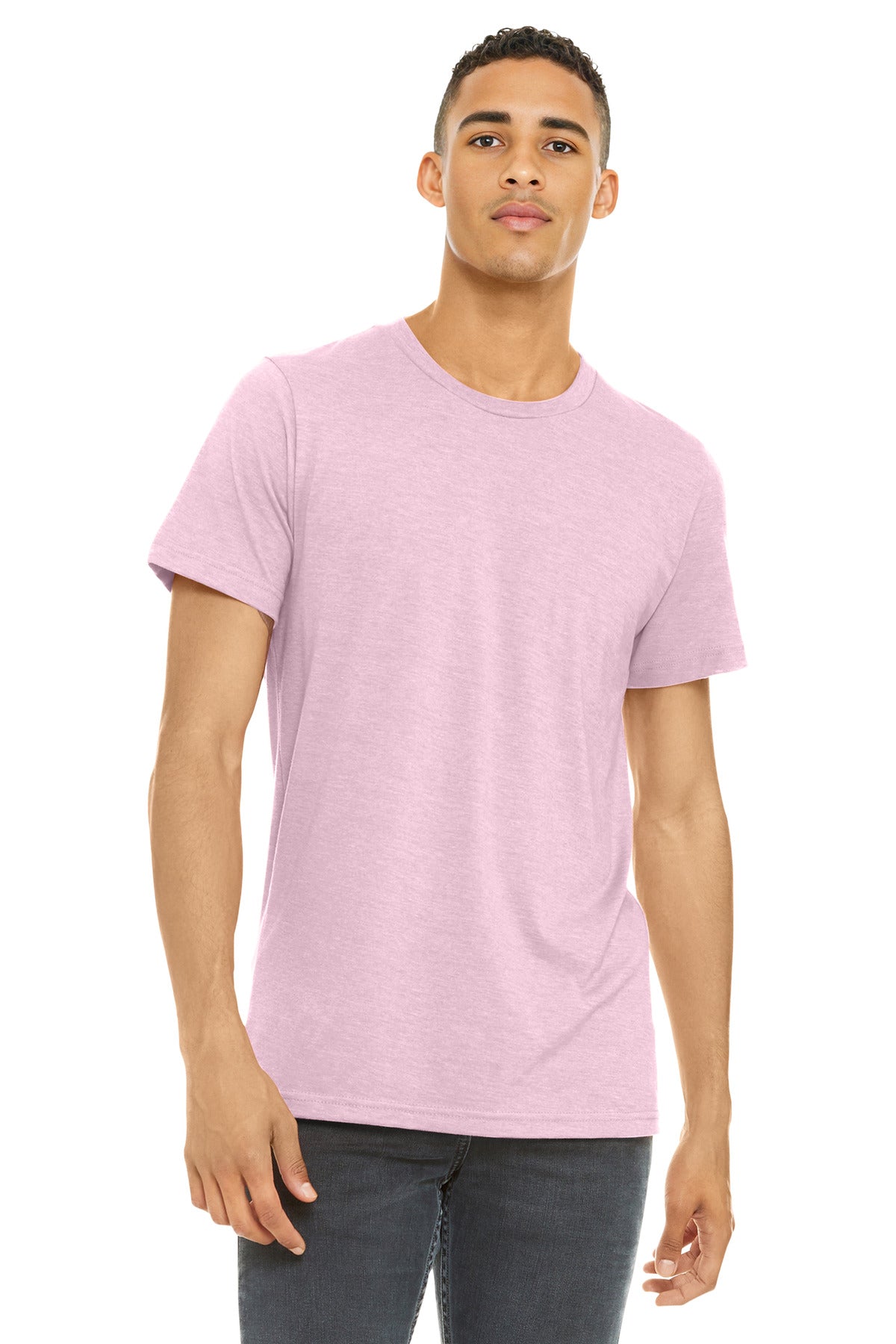 BELLA+CANVAS ?? Unisex Heather CVC Short Sleeve Tee. BC3001CVC