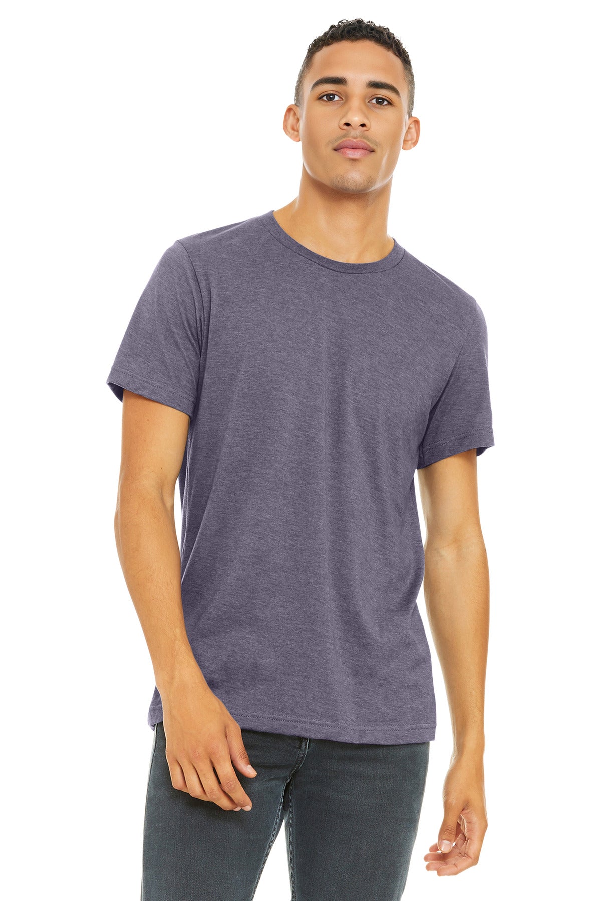 BELLA+CANVAS ?? Unisex Heather CVC Short Sleeve Tee. BC3001CVC