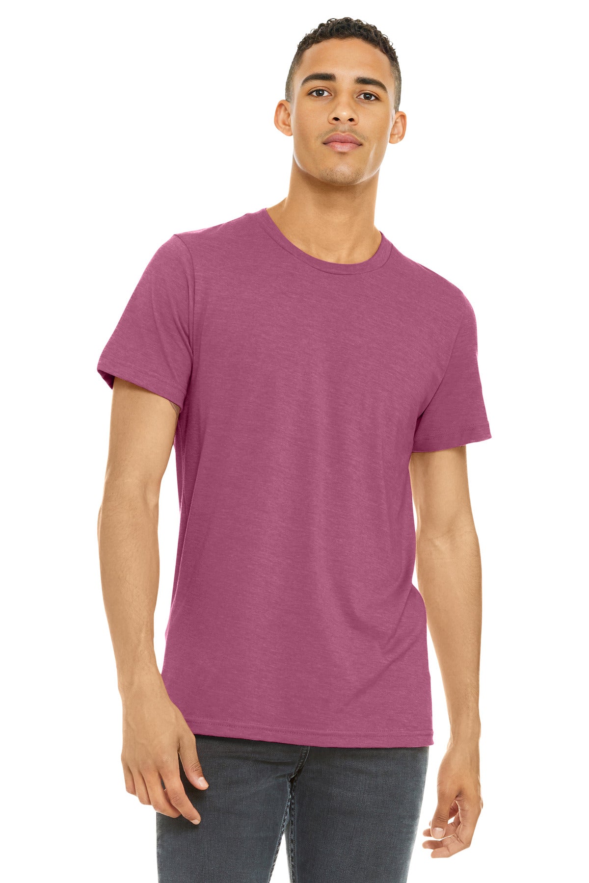 BELLA+CANVAS ?? Unisex Heather CVC Short Sleeve Tee. BC3001CVC