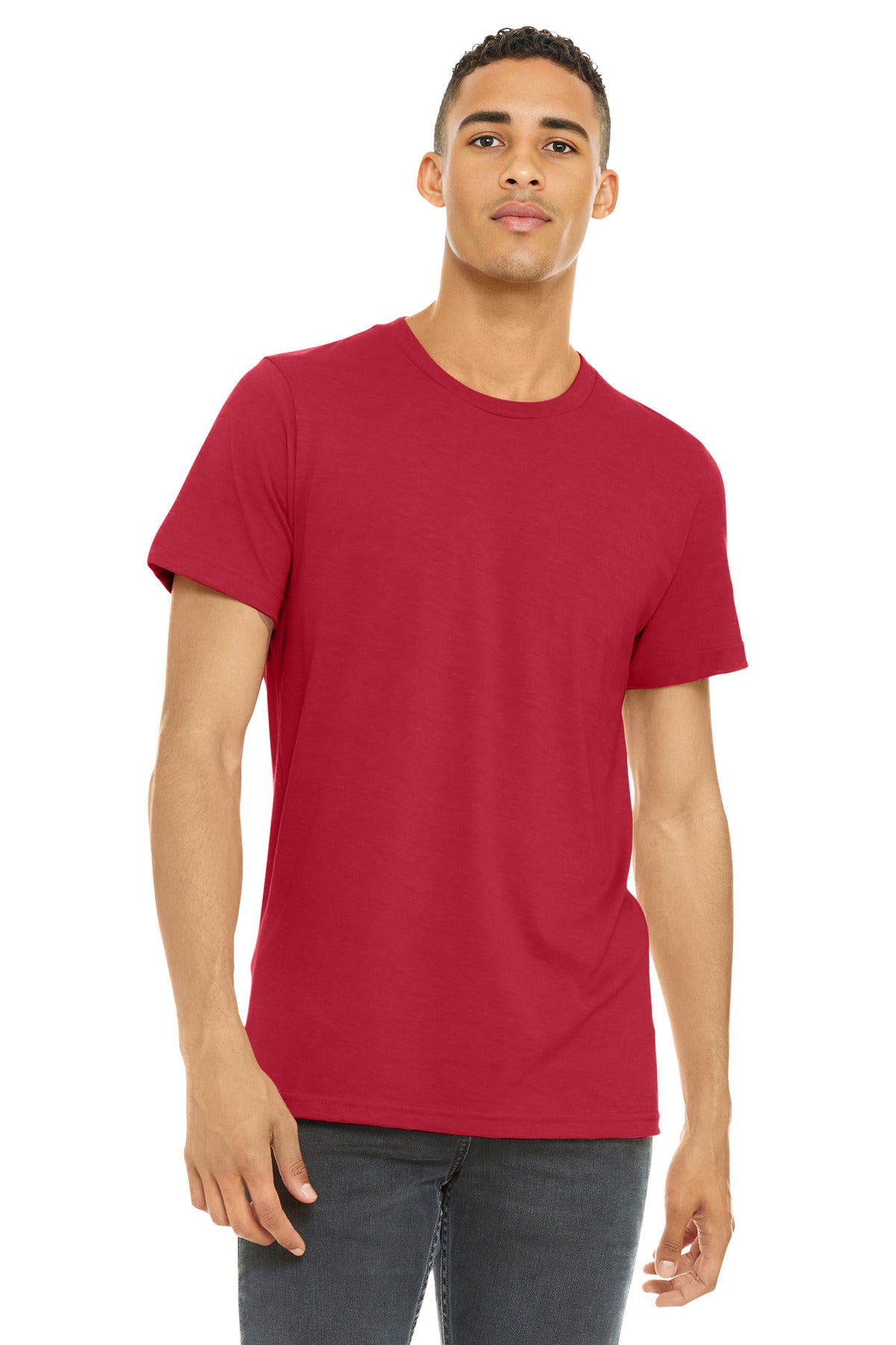 BELLA+CANVAS ?? Unisex Heather CVC Short Sleeve Tee. BC3001CVC