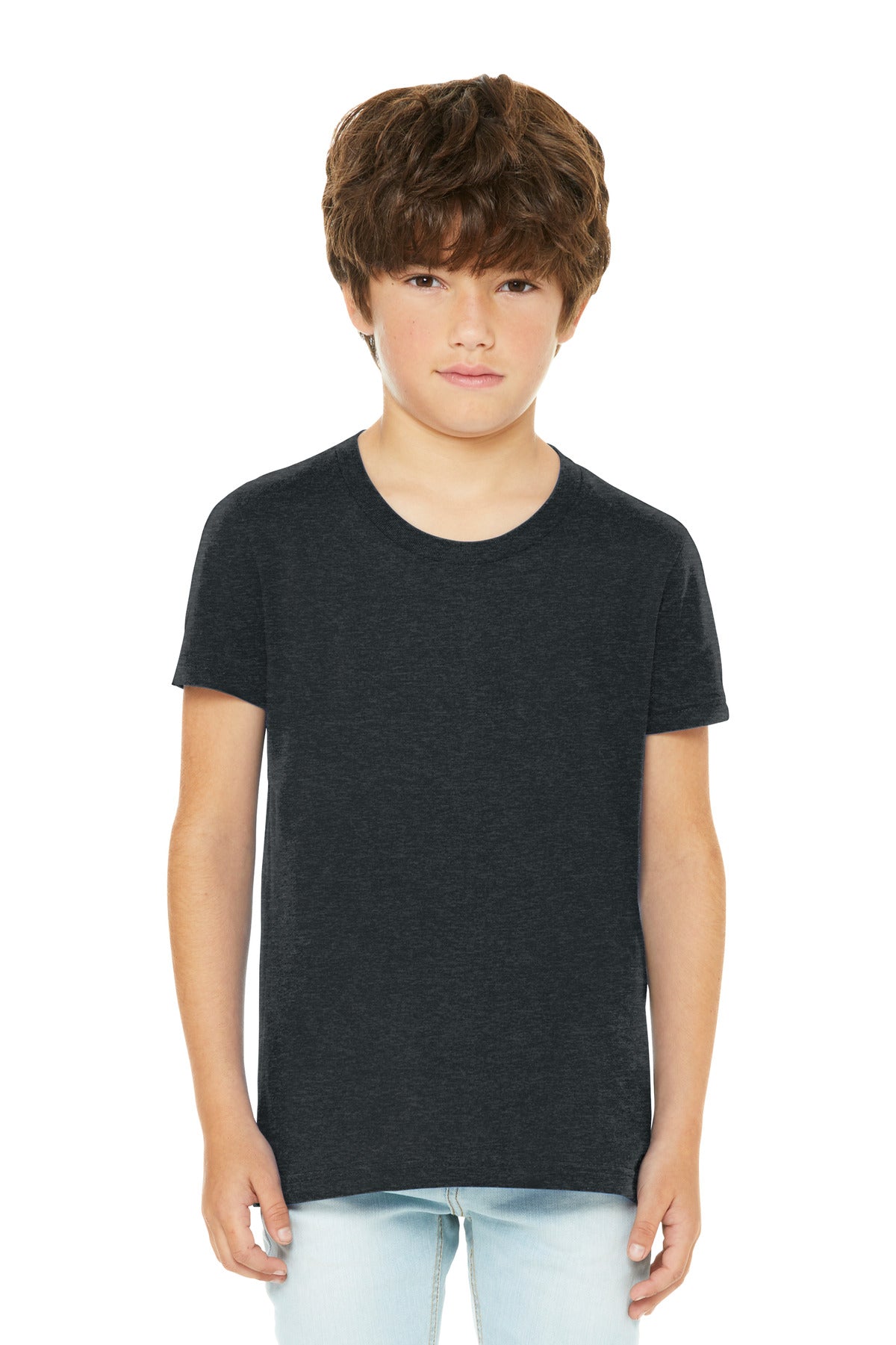 BELLA+CANVAS?? Youth Heather CVC Tee BC3001YCVC