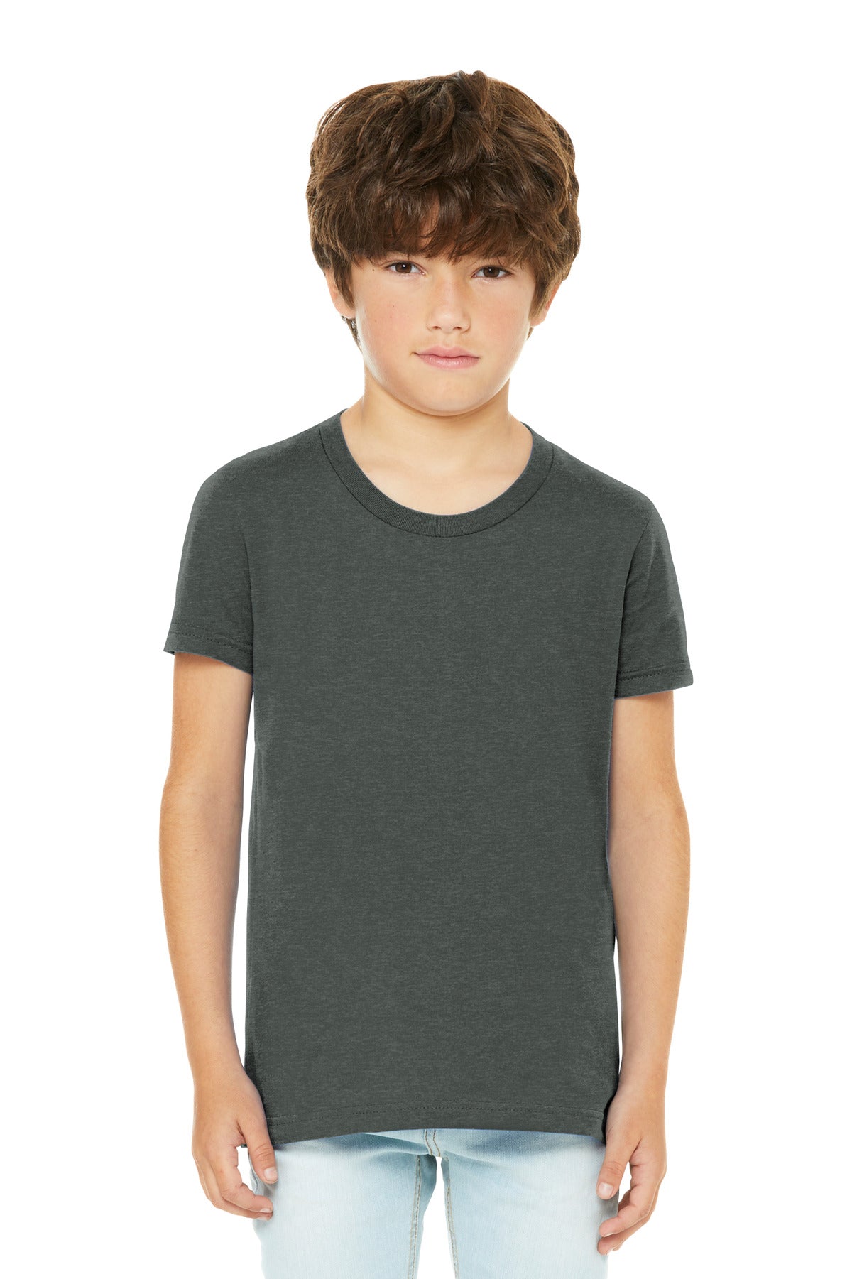 BELLA+CANVAS?? Youth Heather CVC Tee BC3001YCVC