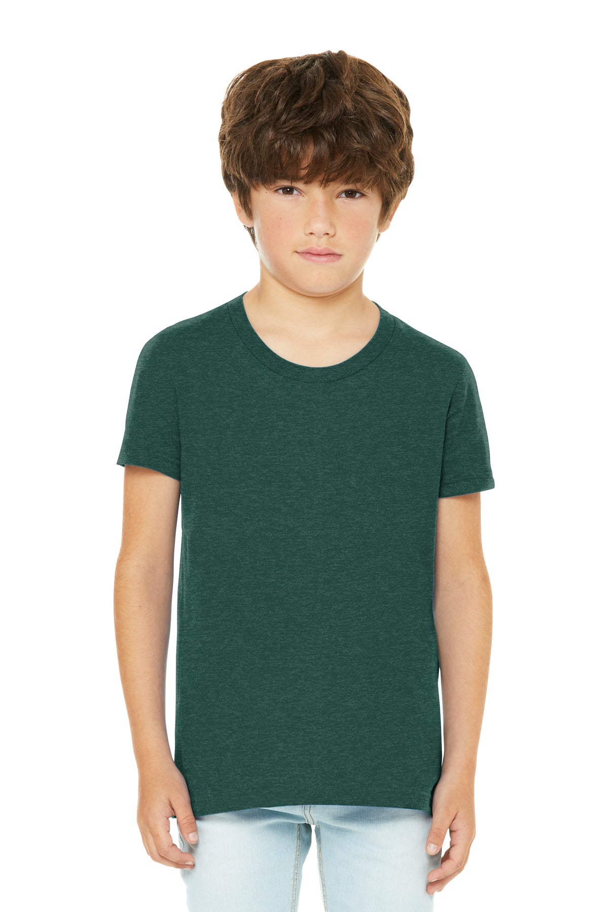 BELLA+CANVAS?? Youth Heather CVC Tee BC3001YCVC