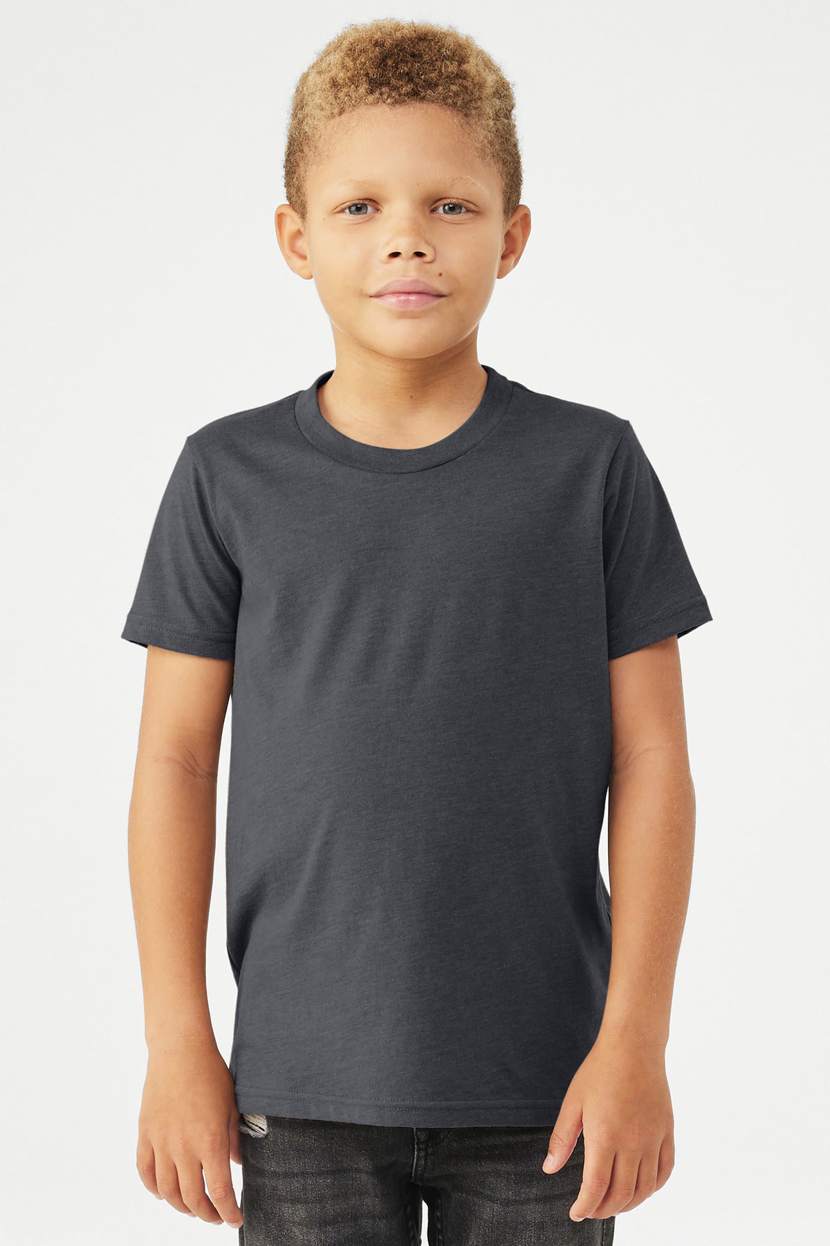 BELLA+CANVAS?? Youth Heather CVC Tee BC3001YCVC