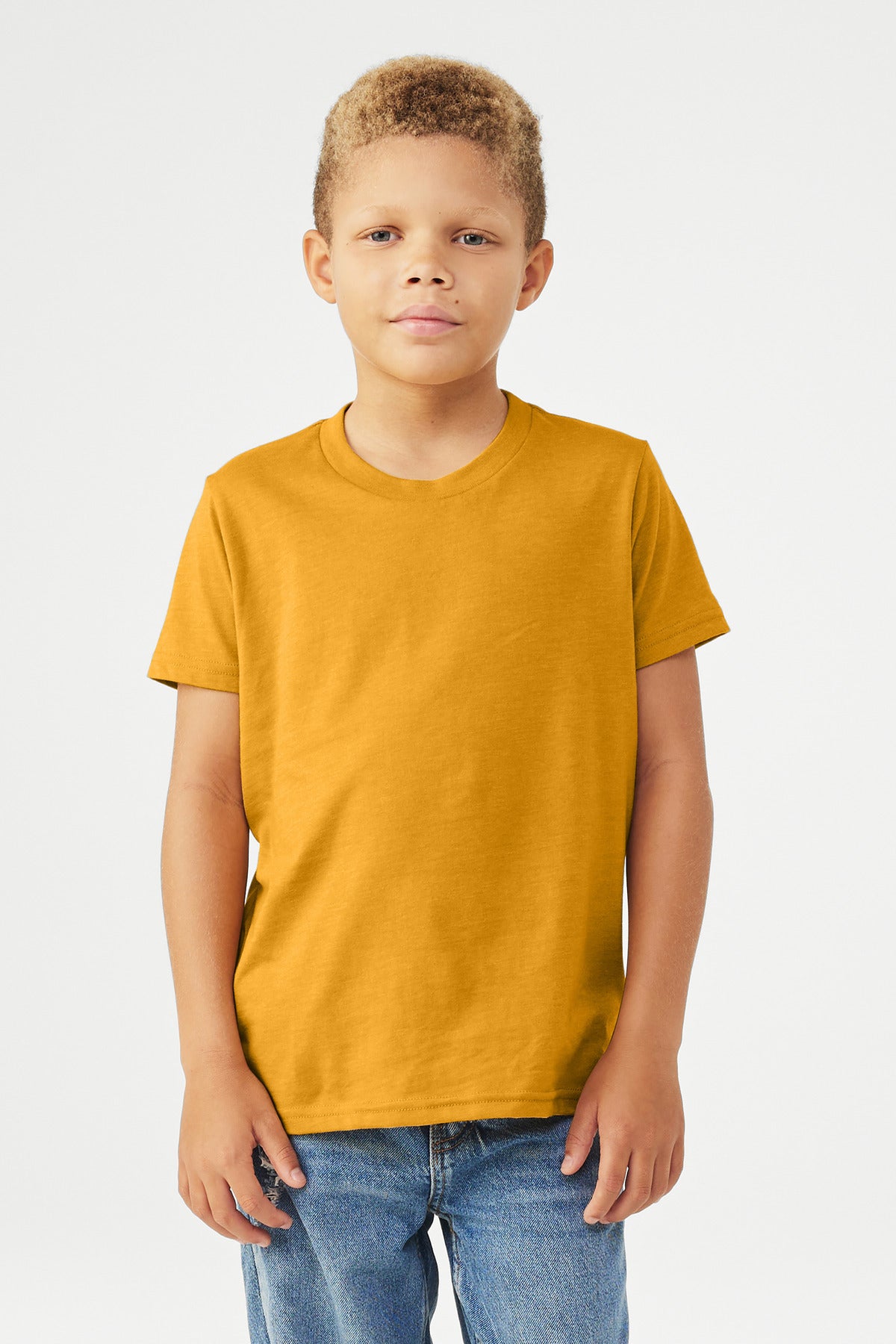 BELLA+CANVAS?? Youth Heather CVC Tee BC3001YCVC