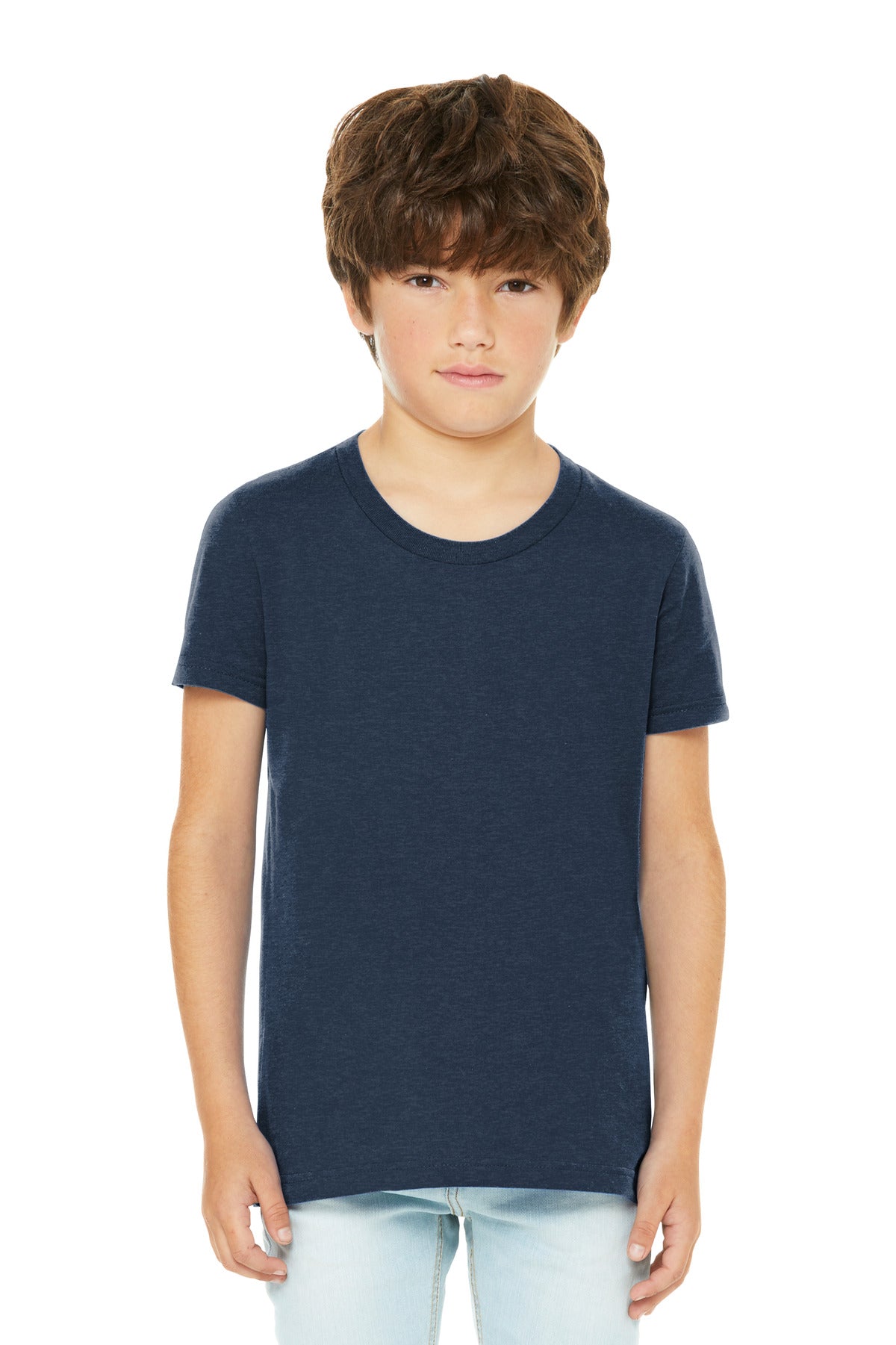 BELLA+CANVAS?? Youth Heather CVC Tee BC3001YCVC