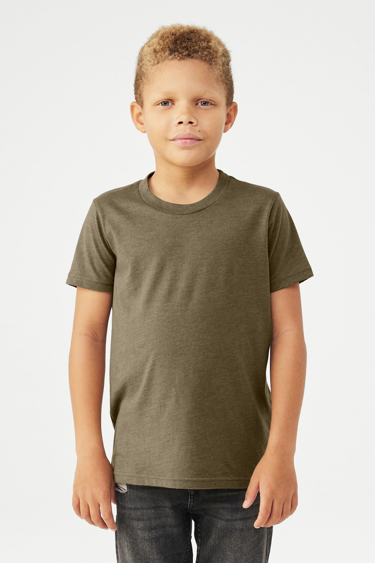 BELLA+CANVAS?? Youth Heather CVC Tee BC3001YCVC