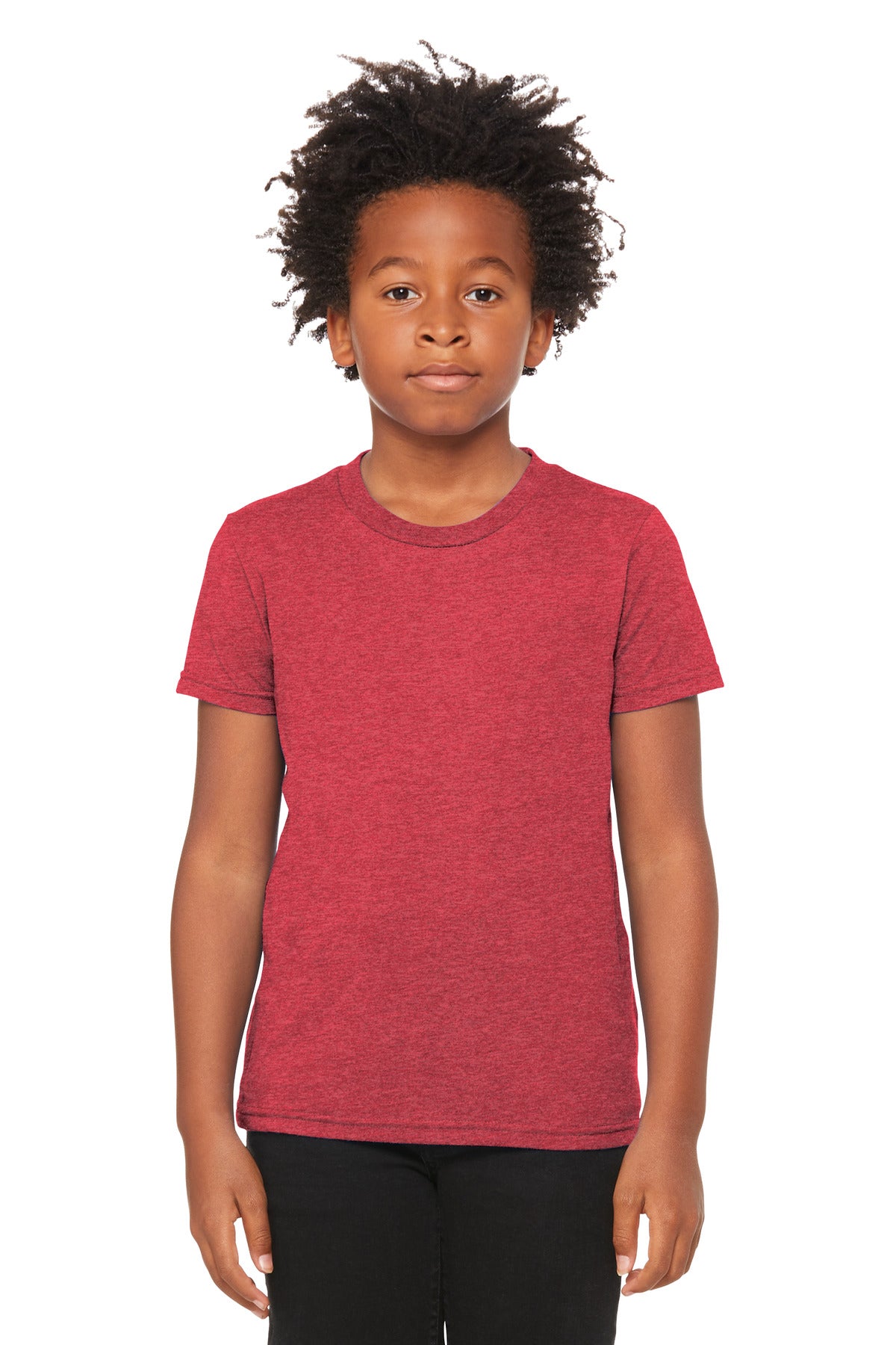 BELLA+CANVAS?? Youth Heather CVC Tee BC3001YCVC