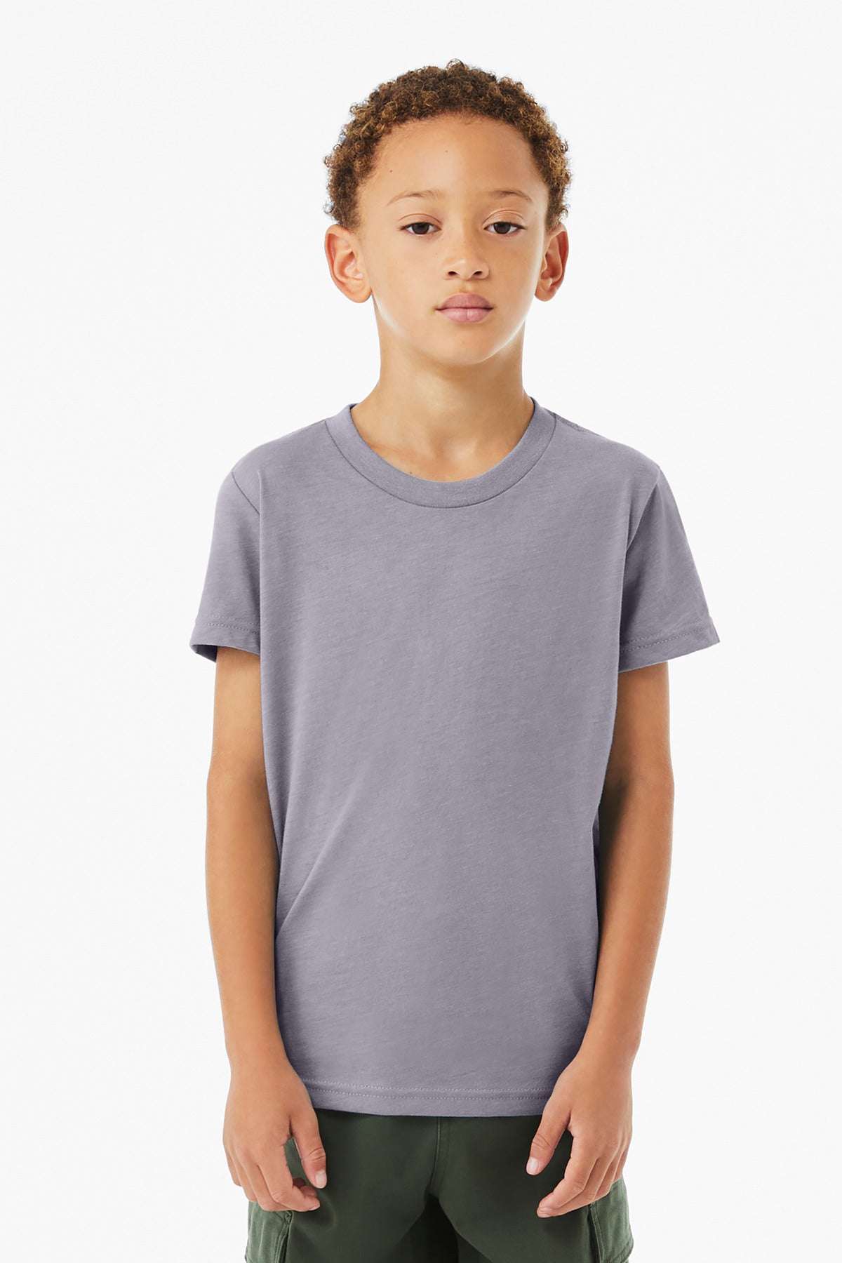 BELLA+CANVAS?? Youth Heather CVC Tee BC3001YCVC