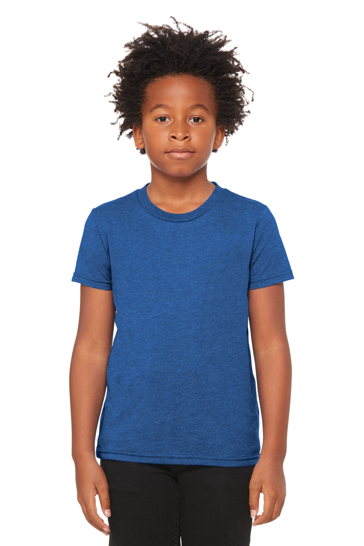 BELLA+CANVAS?? Youth Heather CVC Tee BC3001YCVC