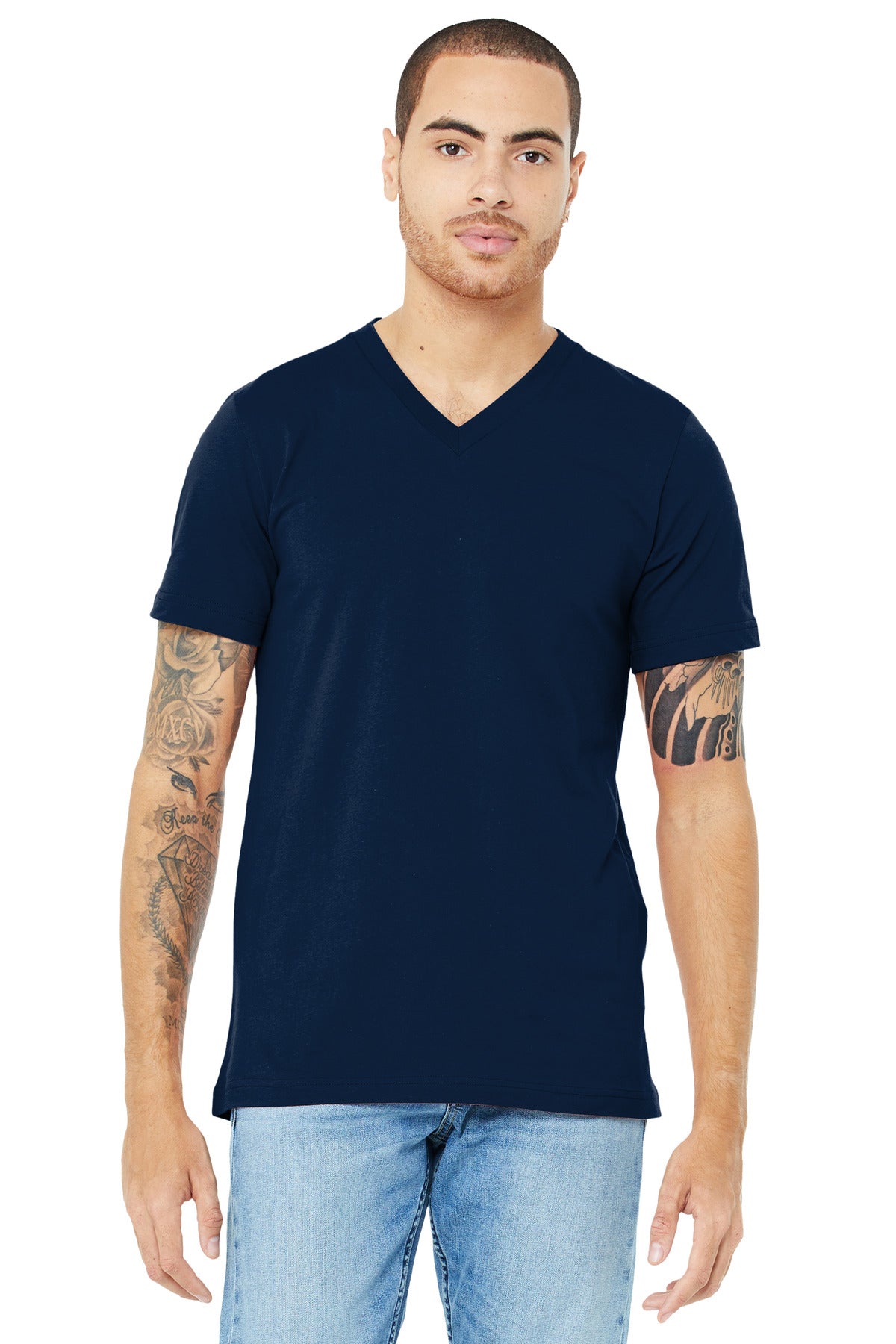 BELLA+CANVAS ?? Unisex Jersey Short Sleeve V-Neck Tee. BC3005