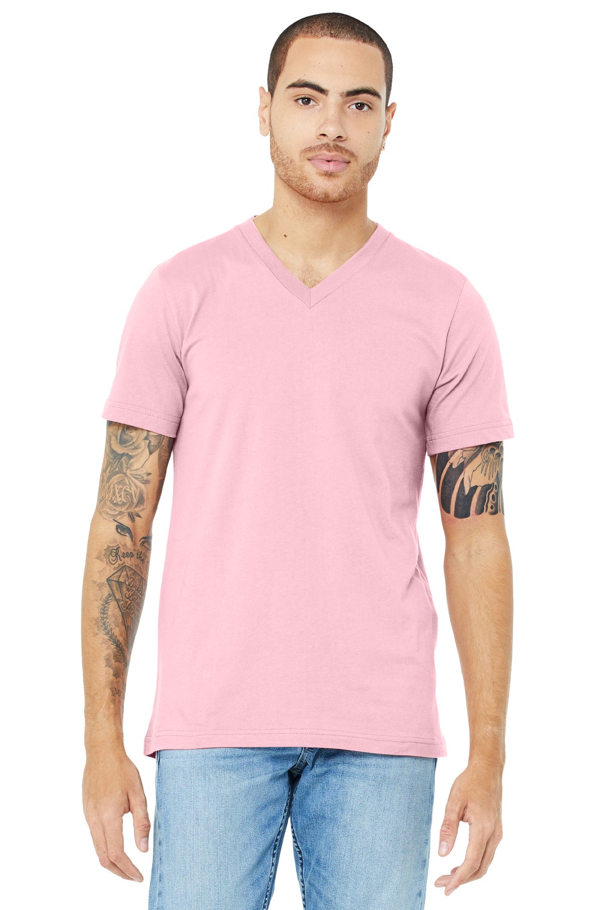 BELLA+CANVAS ?? Unisex Jersey Short Sleeve V-Neck Tee. BC3005