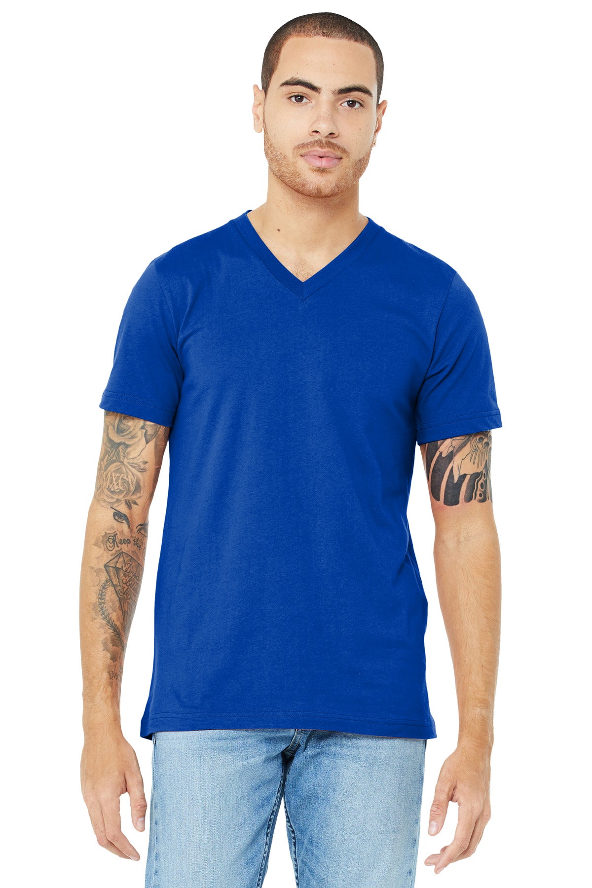 BELLA+CANVAS ?? Unisex Jersey Short Sleeve V-Neck Tee. BC3005