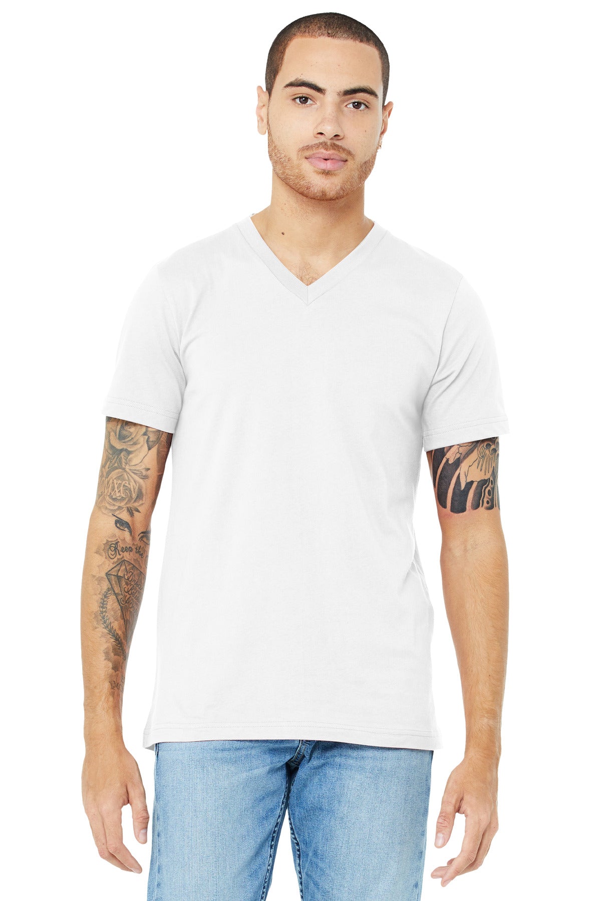 BELLA+CANVAS ?? Unisex Jersey Short Sleeve V-Neck Tee. BC3005