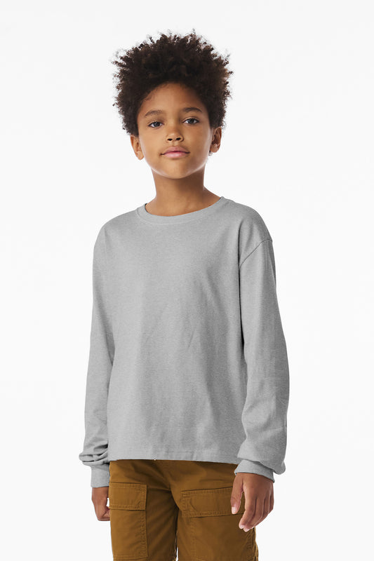 BELLA+CANVAS?? Youth 6-Ounce Heavyweight Long Sleeve Tee BC3511Y