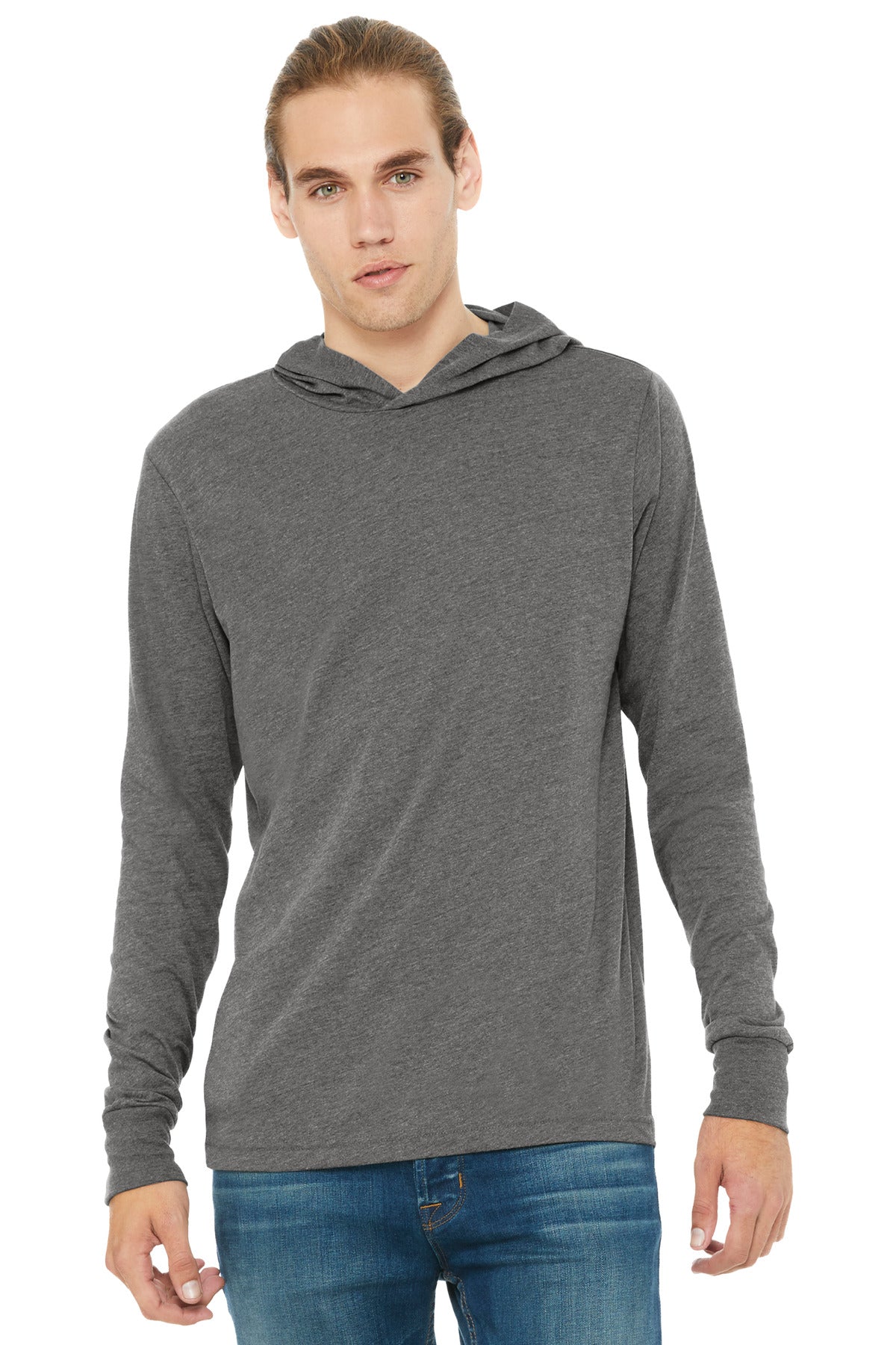 BELLA+CANVAS ?? Unisex Jersey Long Sleeve Hoodie. BC3512