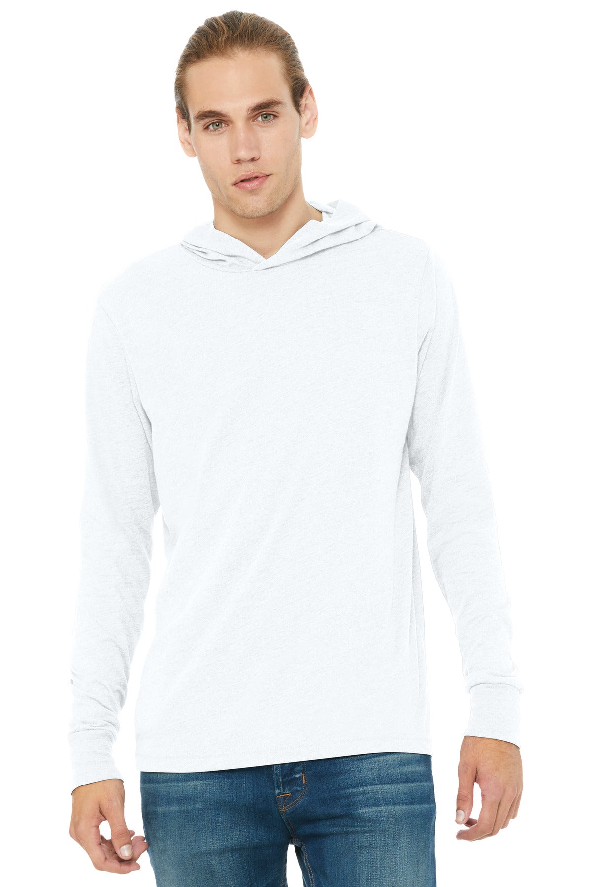 BELLA+CANVAS ?? Unisex Jersey Long Sleeve Hoodie. BC3512