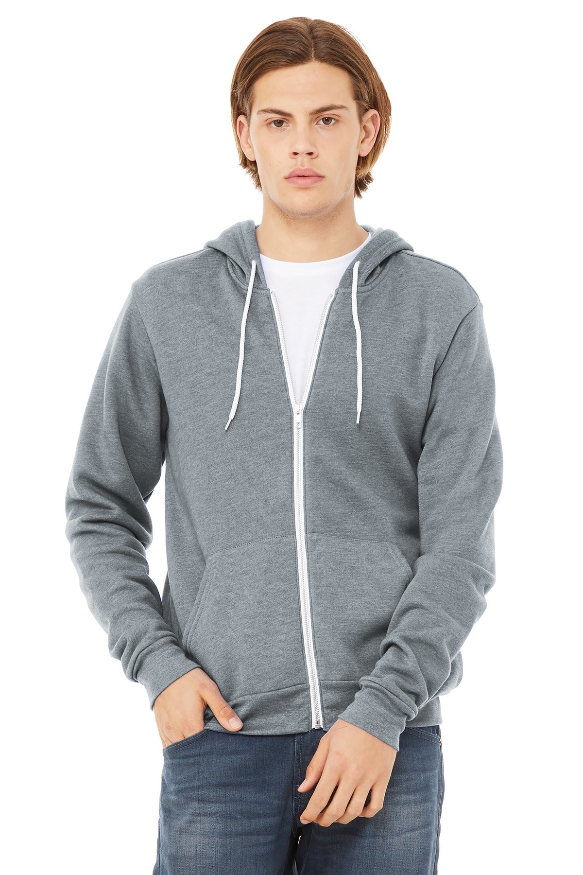 BELLA+CANVAS ?? Unisex Sponge Fleece Full-Zip Hoodie. BC3739
