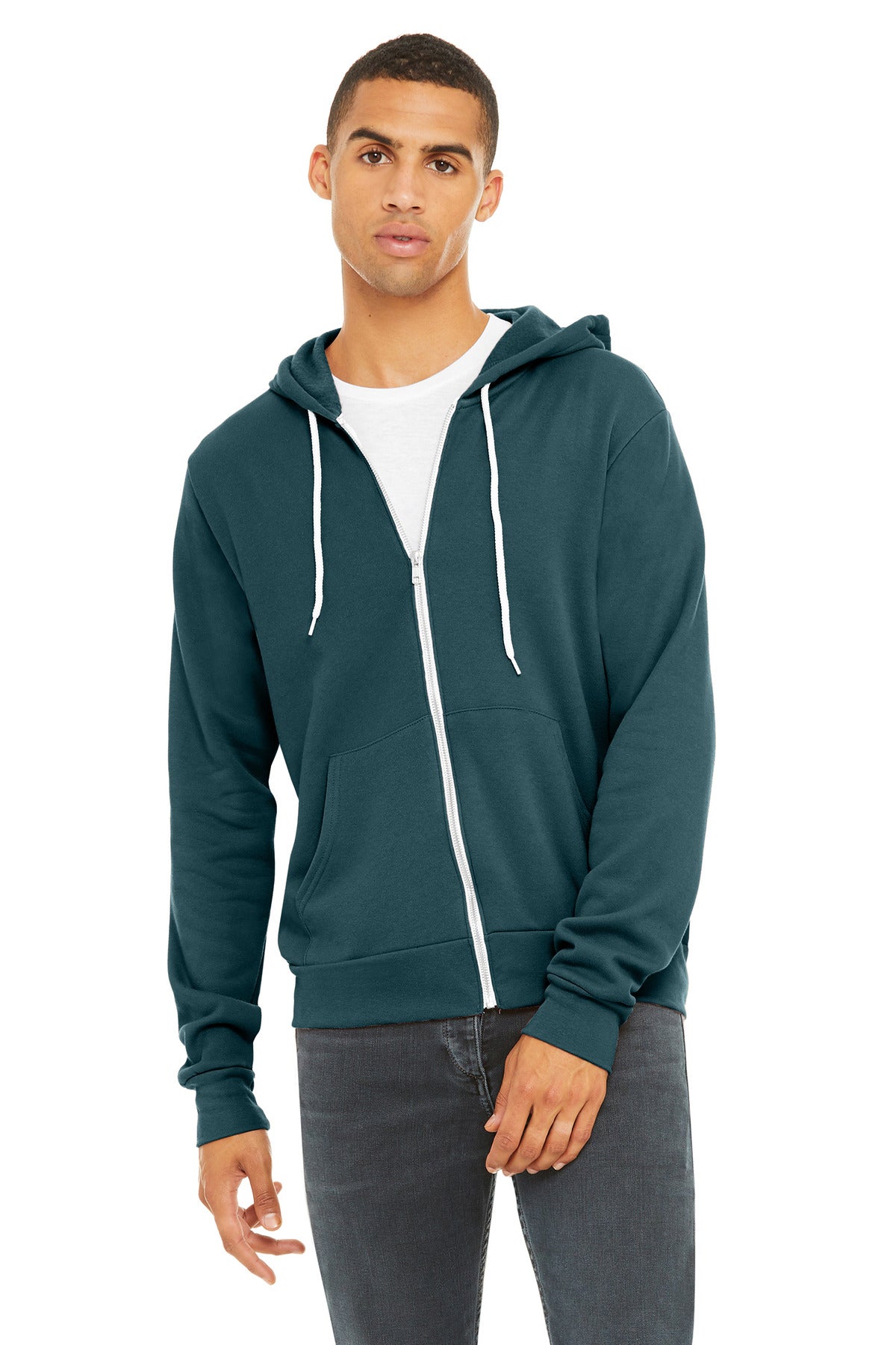 BELLA+CANVAS ?? Unisex Sponge Fleece Full-Zip Hoodie. BC3739