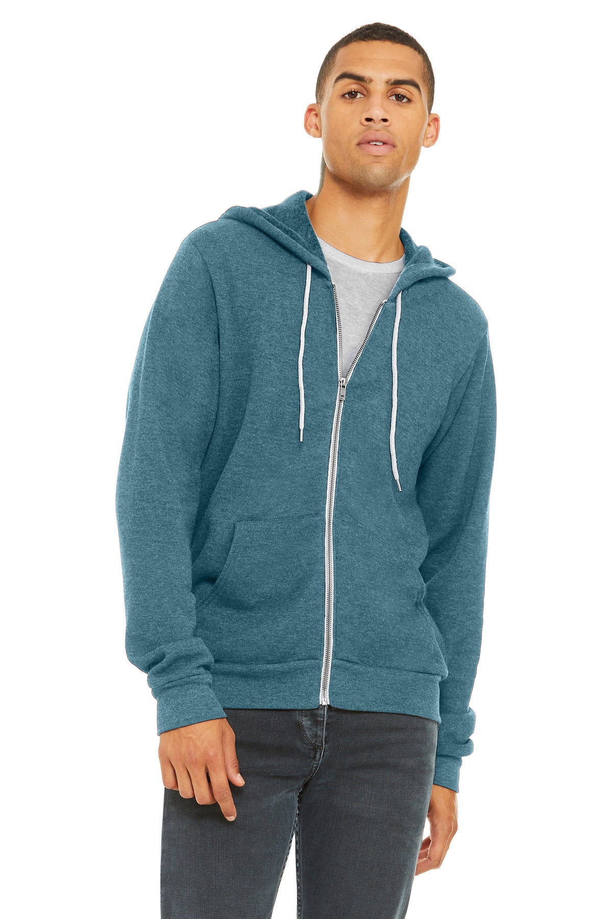 BELLA+CANVAS ?? Unisex Sponge Fleece Full-Zip Hoodie. BC3739