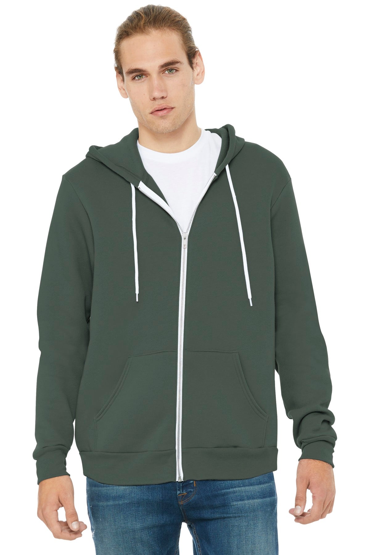BELLA+CANVAS ?? Unisex Sponge Fleece Full-Zip Hoodie. BC3739