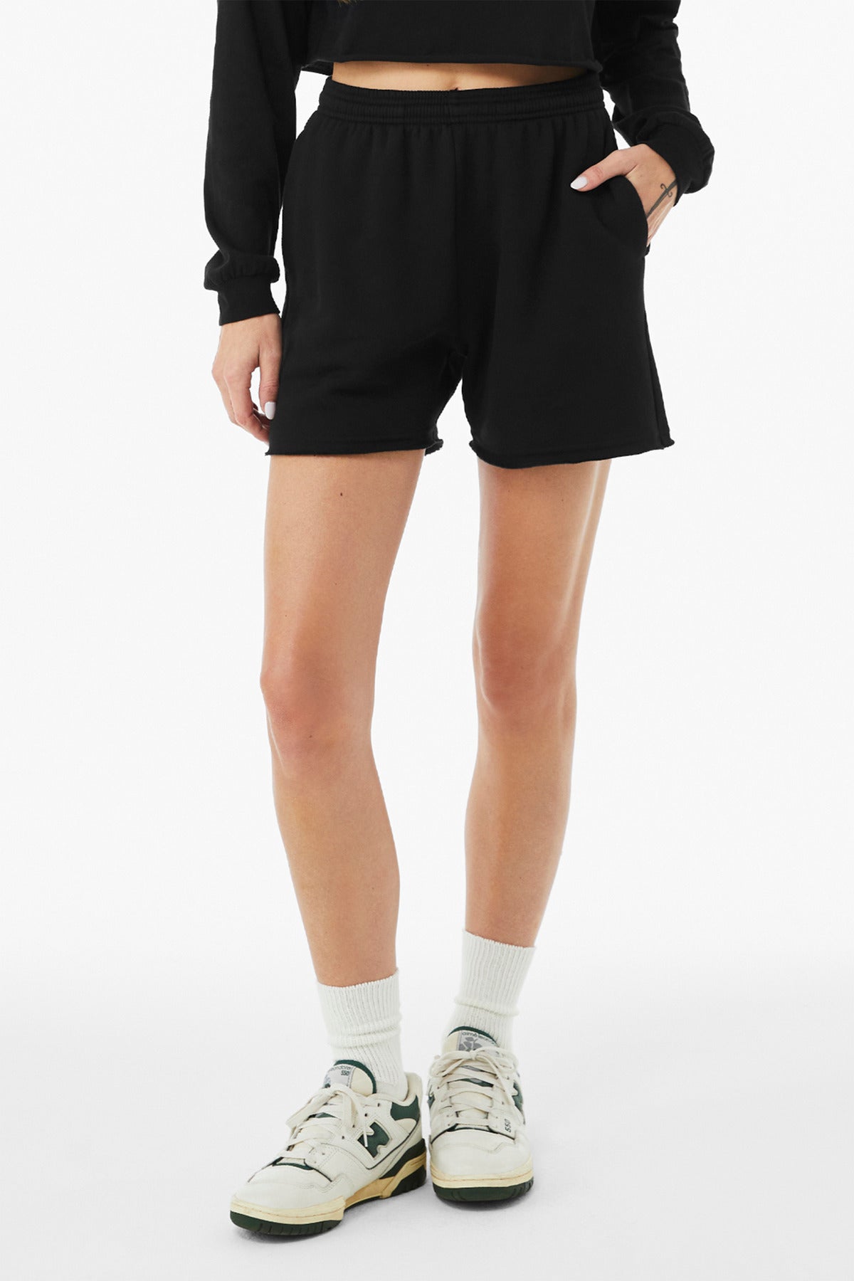 BELLA+CANVAS?? Women's Cutoff Sweatshort BC3787