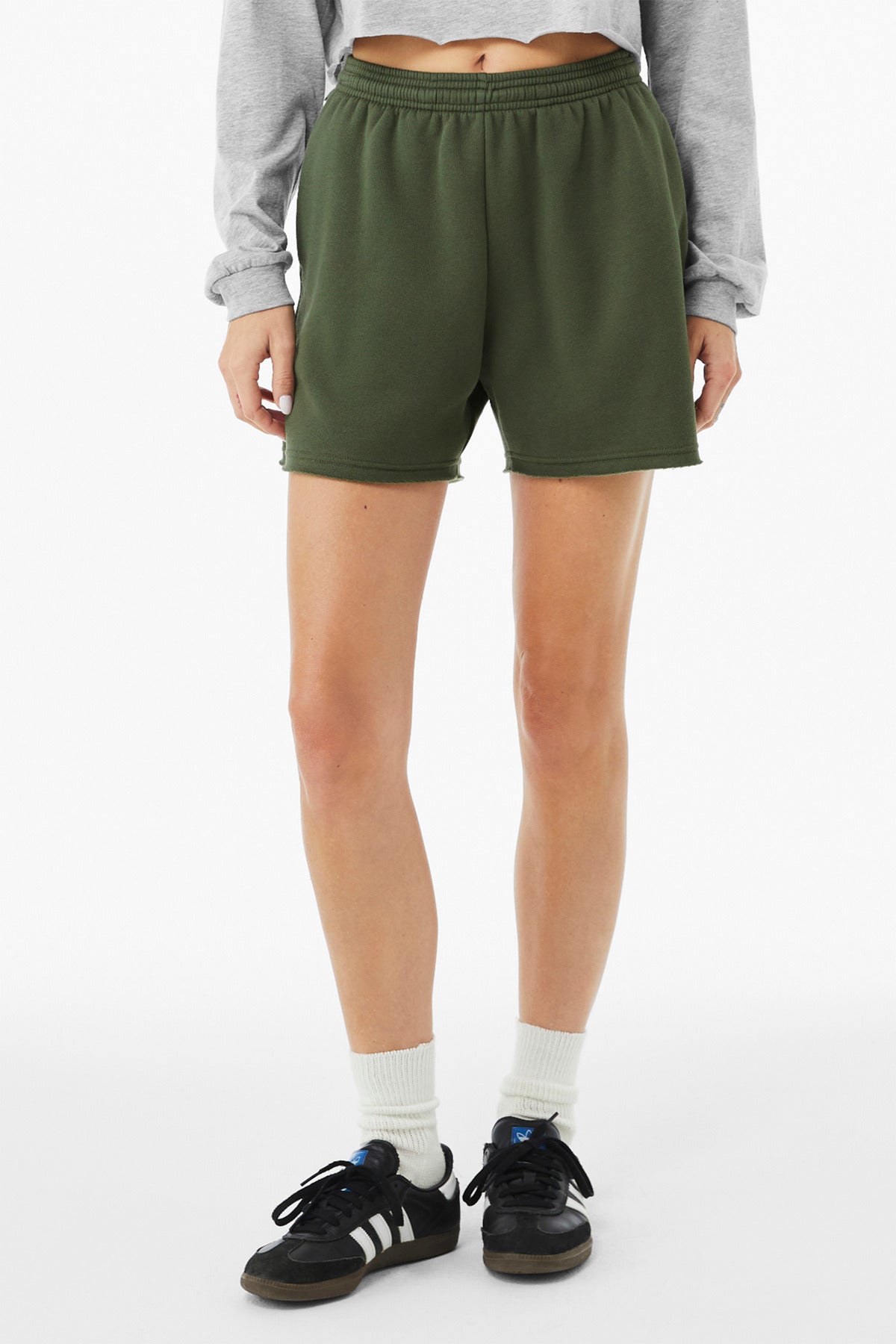 BELLA+CANVAS?? Women's Cutoff Sweatshort BC3787