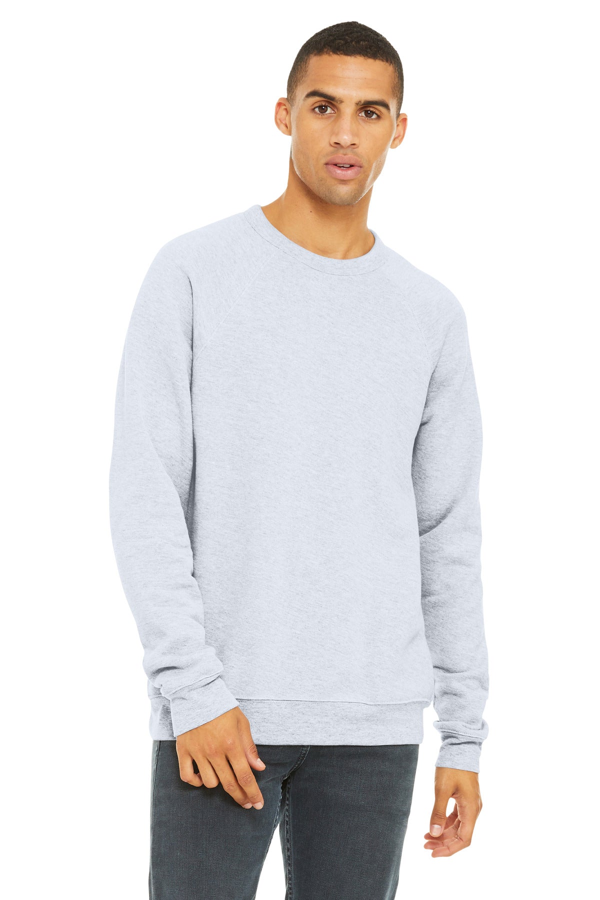 BELLA+CANVAS ?? Unisex Sponge Fleece Raglan Sweatshirt. BC3901
