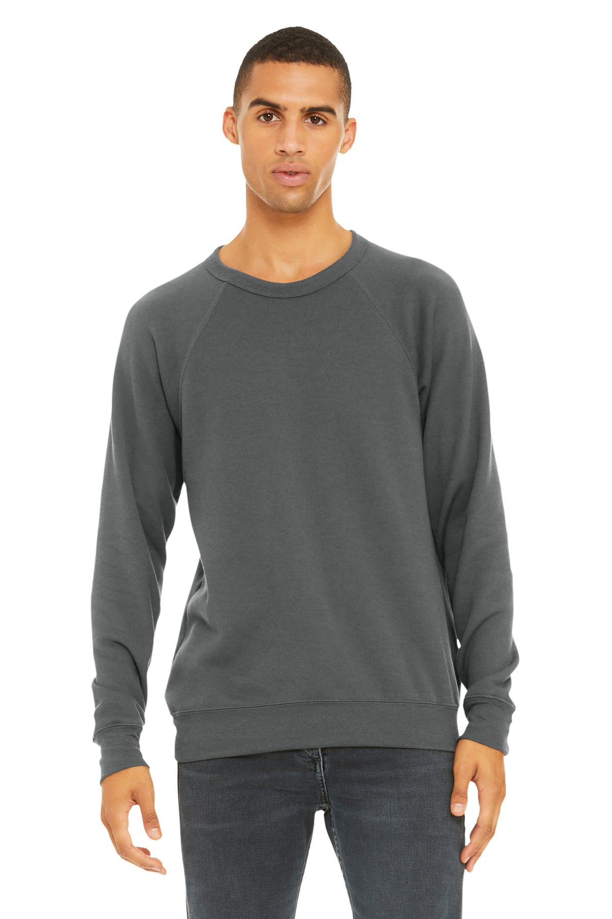 BELLA+CANVAS ?? Unisex Sponge Fleece Raglan Sweatshirt. BC3901