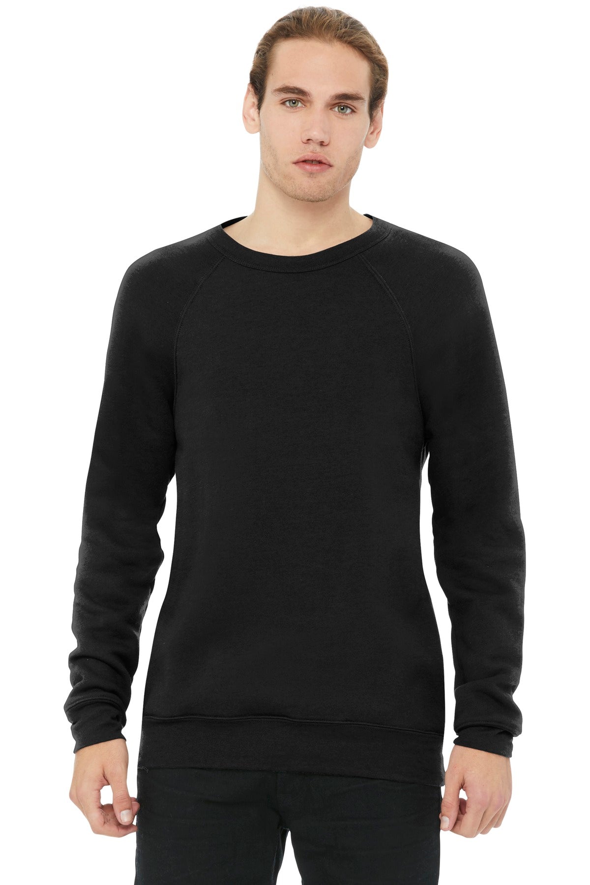 BELLA+CANVAS ?? Unisex Sponge Fleece Raglan Sweatshirt. BC3901