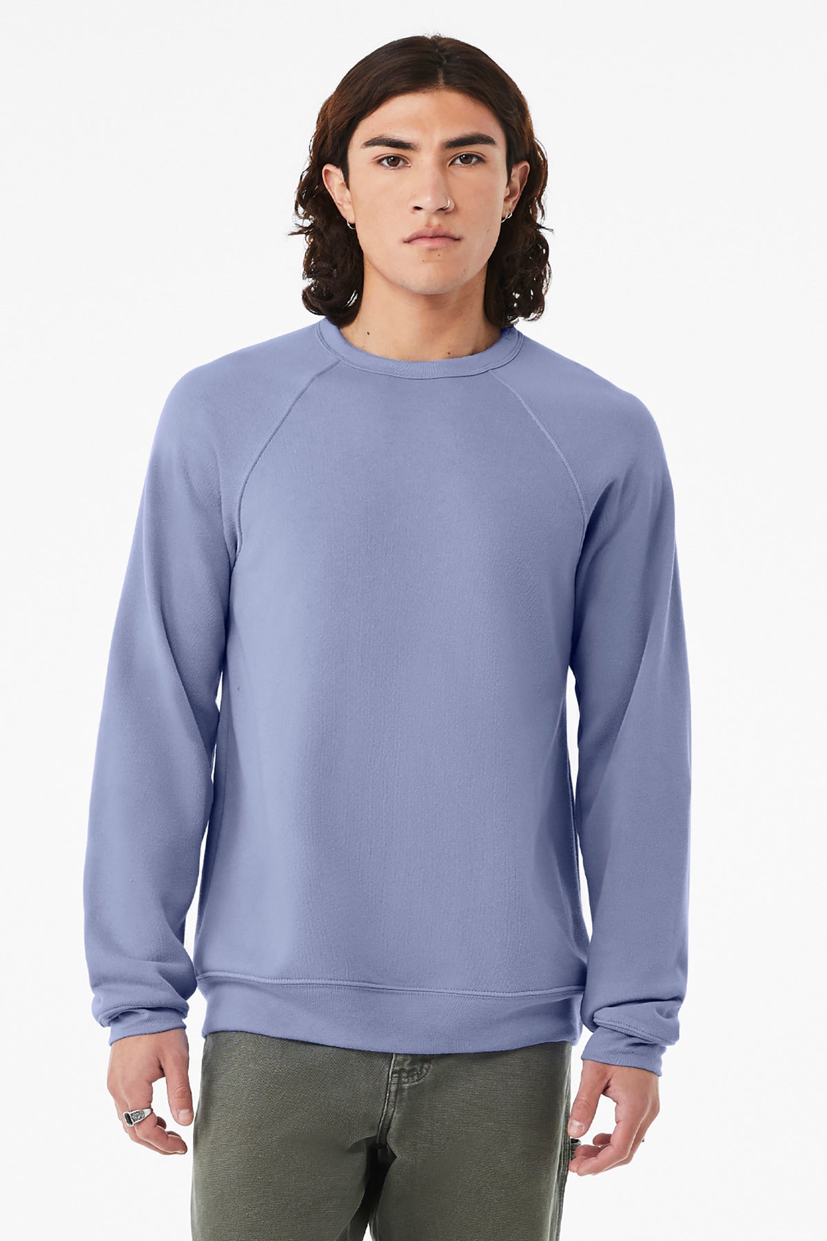 BELLA+CANVAS ?? Unisex Sponge Fleece Raglan Sweatshirt. BC3901